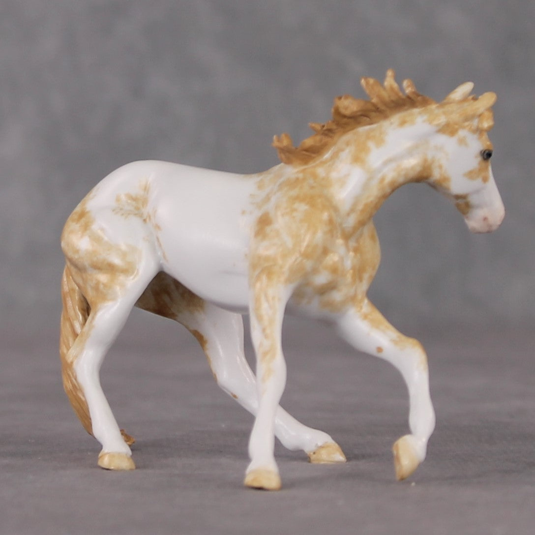 Lace OOAK Light Chestnut Pinto Cutter Chip By Andrea Thomason HS24