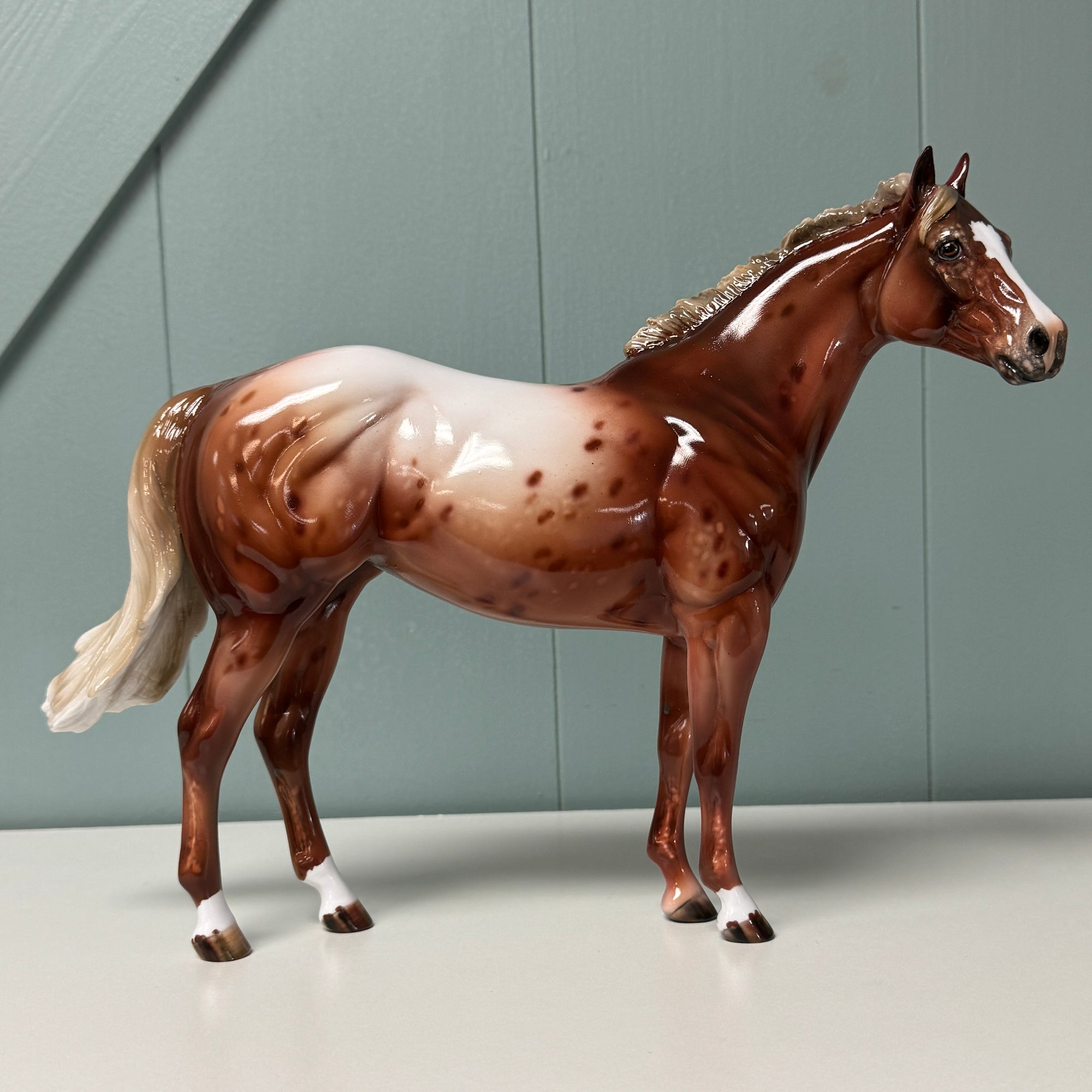 Glossy Virginia Run Appaloosa Custom ISH Mare By Julie Keim Endo of Month Sale SS624