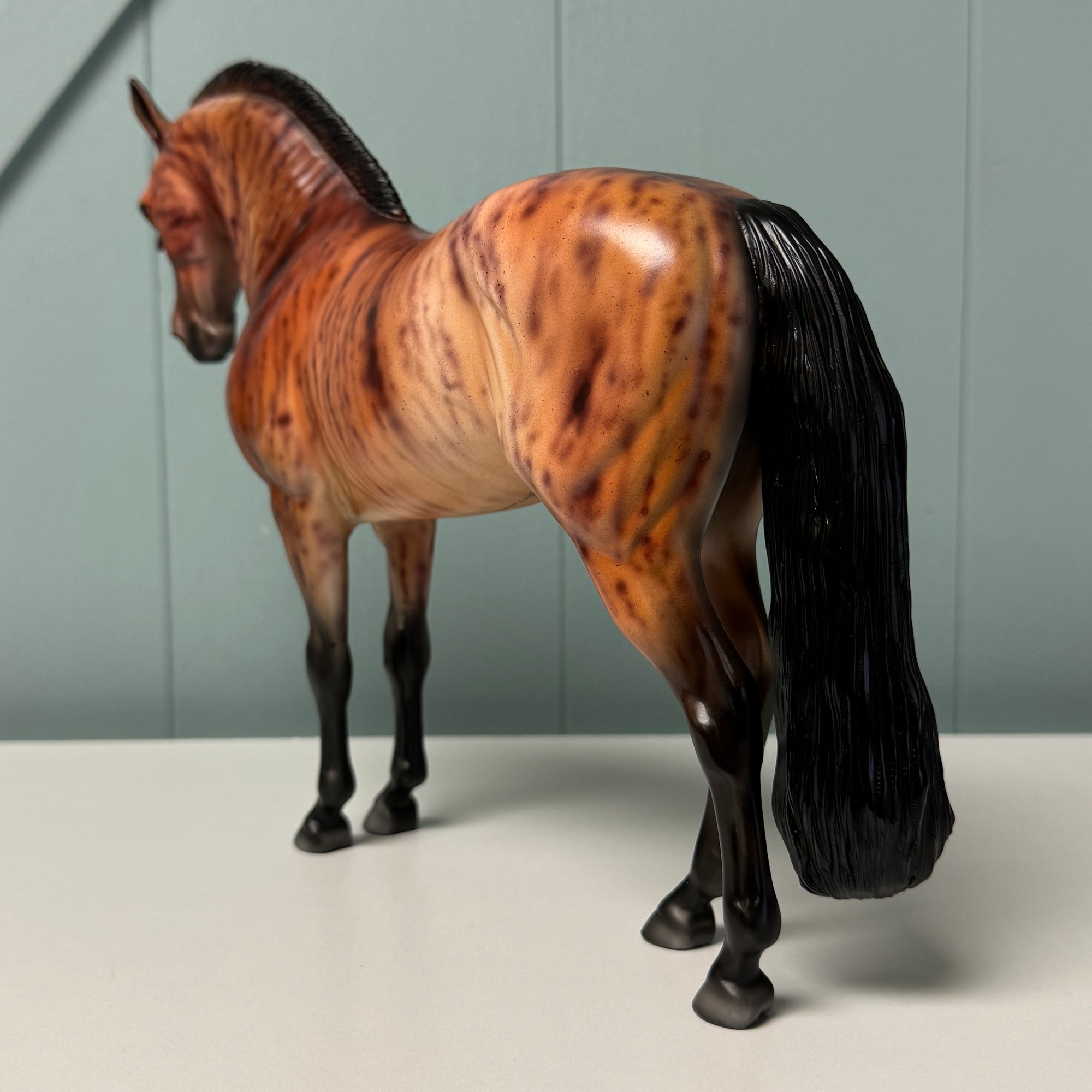 Yara OOAK Brindle Bay Andalusian By Dawn Quick EQ24