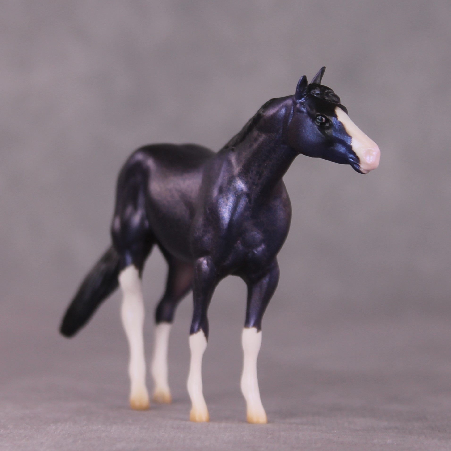 "A Single Blueberry" OOAK FCM Stock Chip By Amanda Brock - June GemStones Series