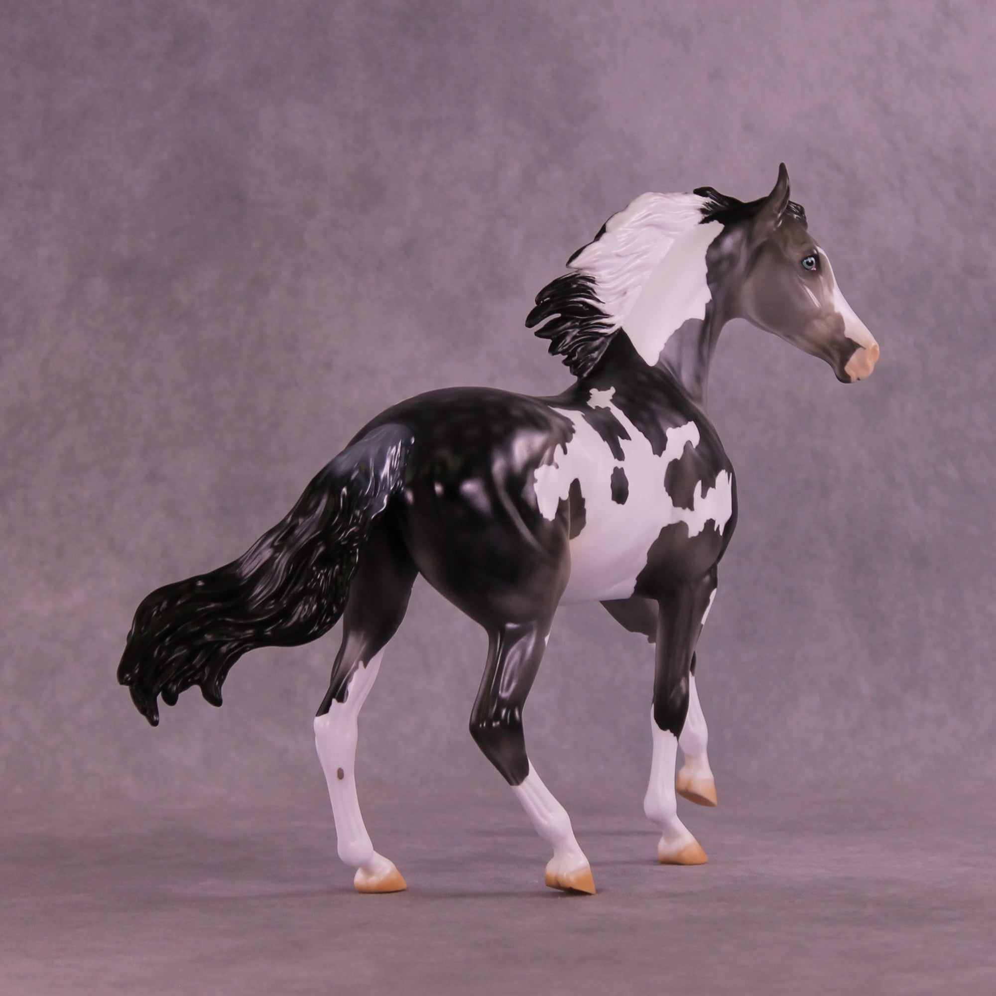 Deep Blue OOAK FCM Arabian Mare by Anna Rieck DDOOAKs25