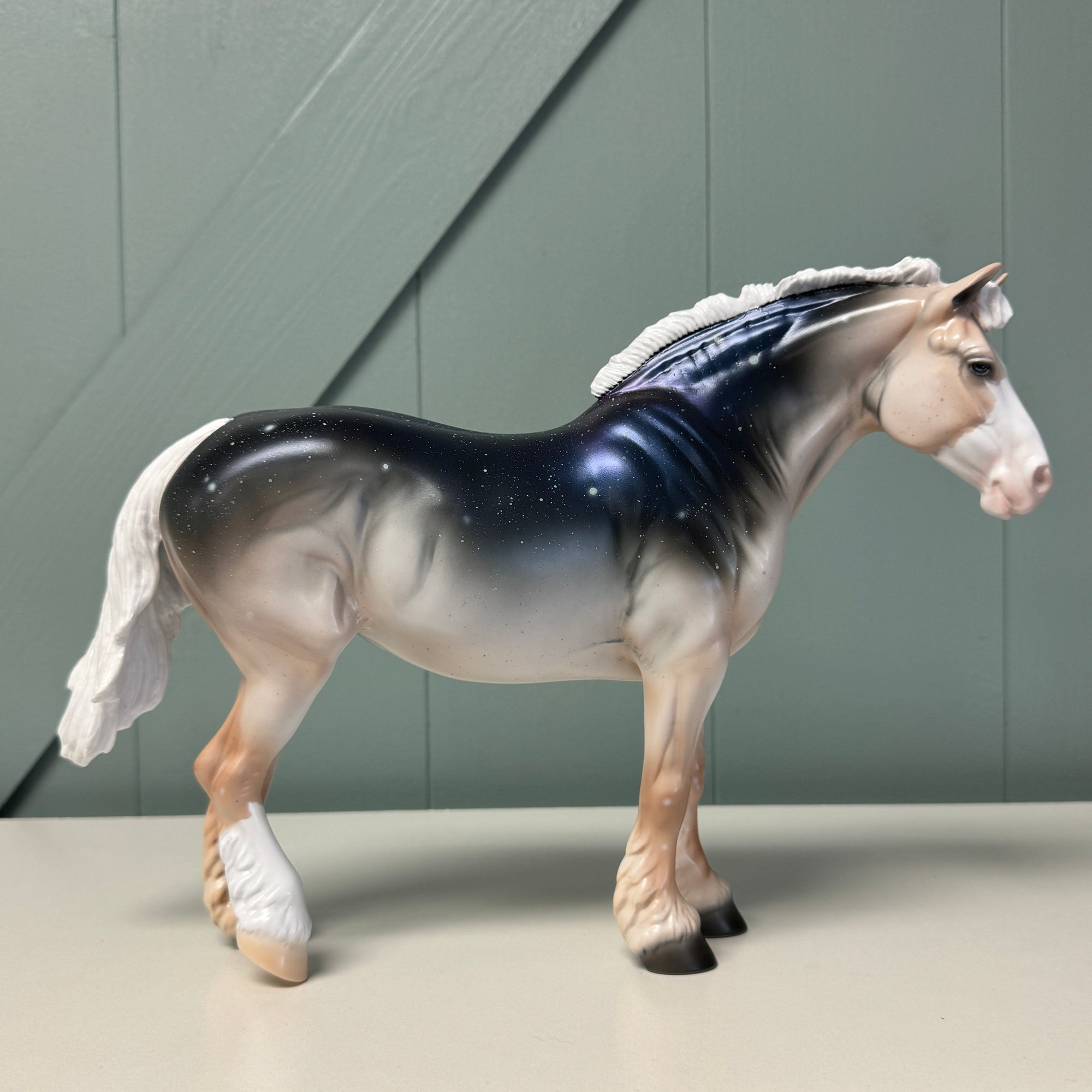 Comfort - OOAK Housed Within the Heart Series LE-15 Run Deco Heavy Draft Mare By Ellen Robbins EQ24 Based on Art of the Horse Literature Submission By Erin Verscheure