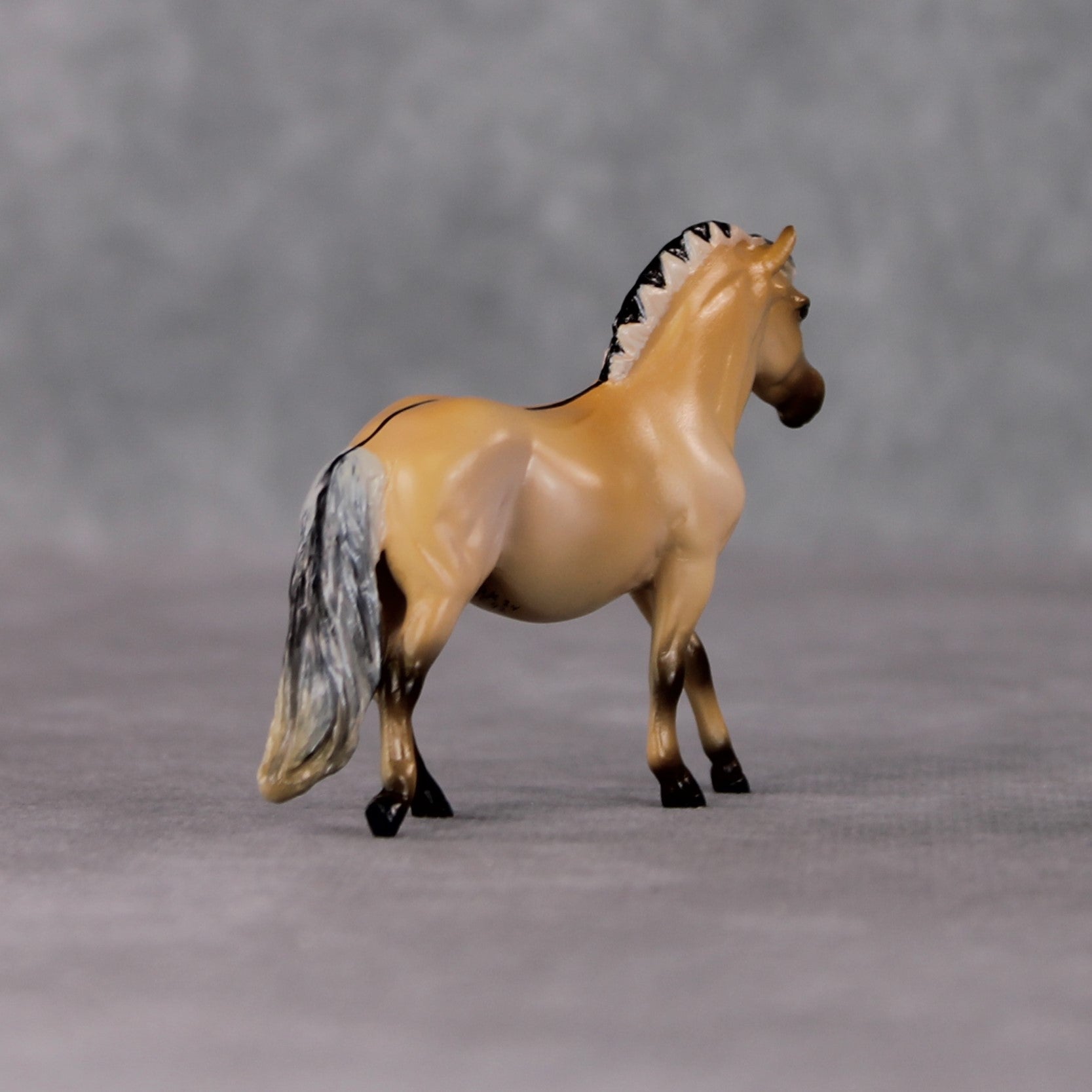 "Vafler" OOAK Custom Fjord Pony Chip By Kristin Cermele - Gemstone Series
