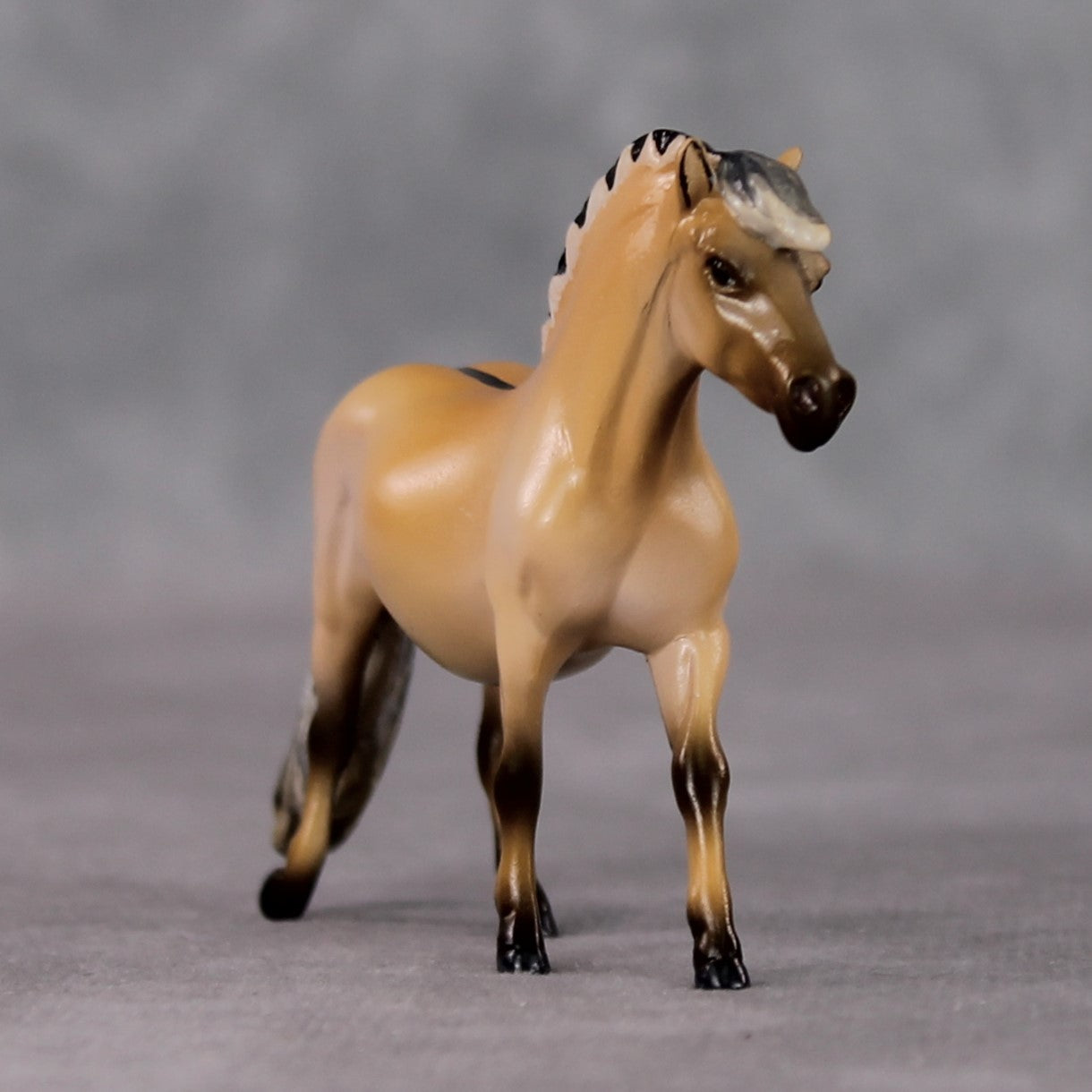"Vafler" OOAK Custom Fjord Pony Chip By Kristin Cermele - Gemstone Series