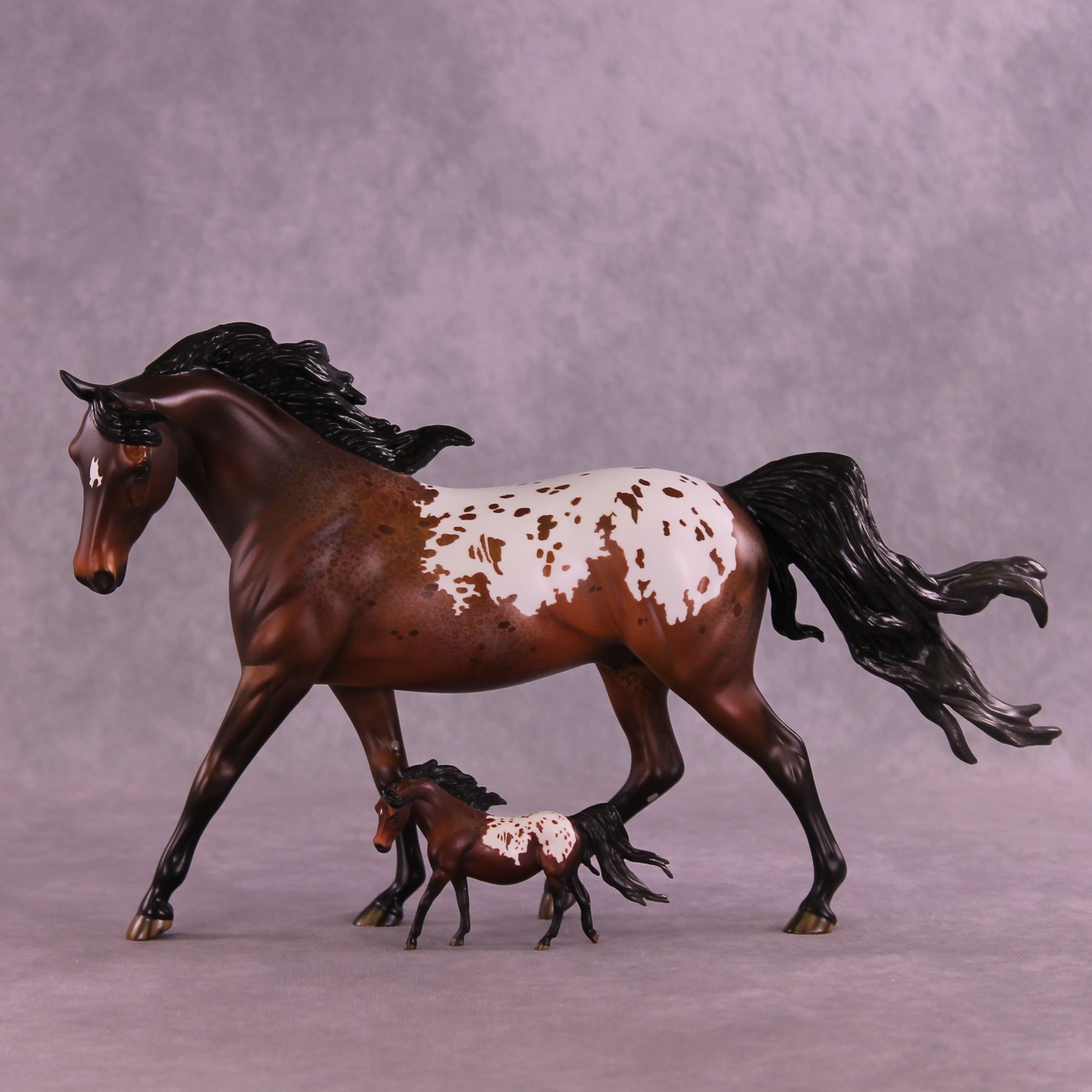 Mini Speckles OOAK EFCM Chip Pony by Jess Hamill & Melanie Miller SCD26