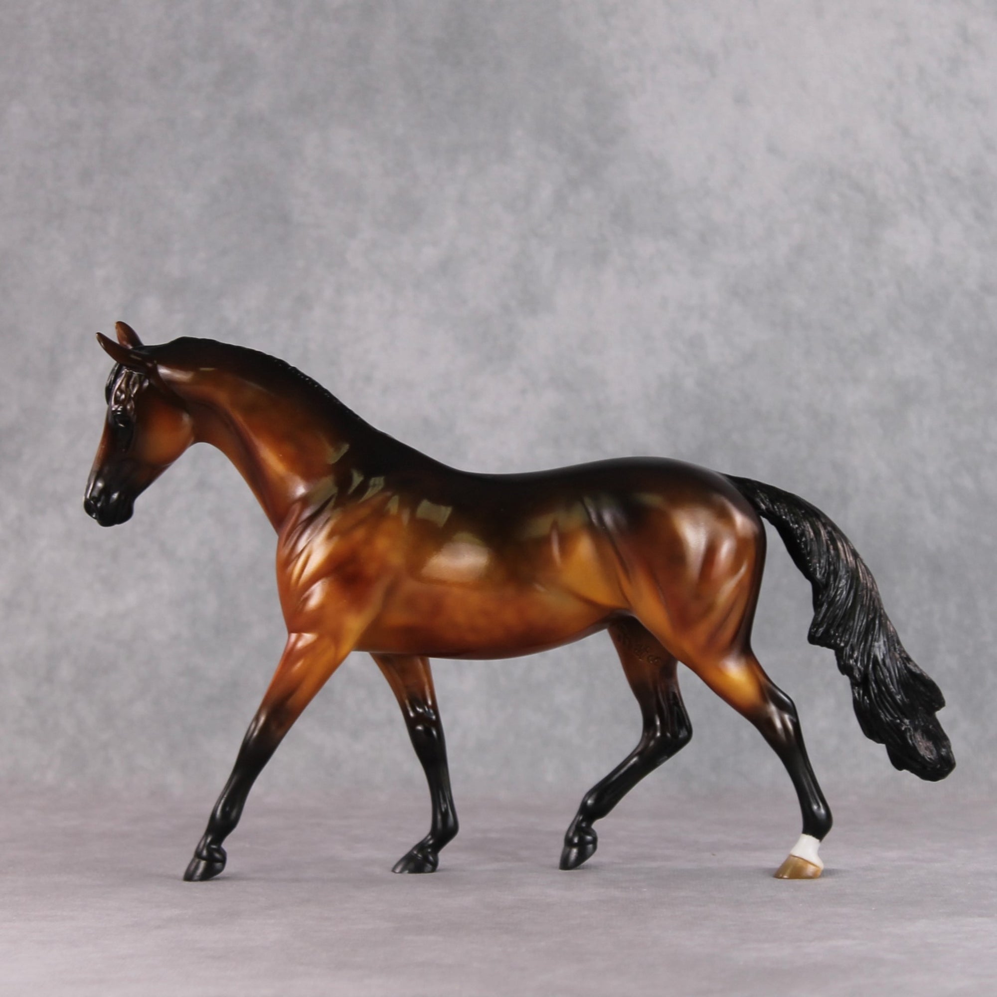 "A Moment of Zen" OOAK Custom Golden Dappled Bay Pony Stone By Kristin Cermele - Gemstone Series