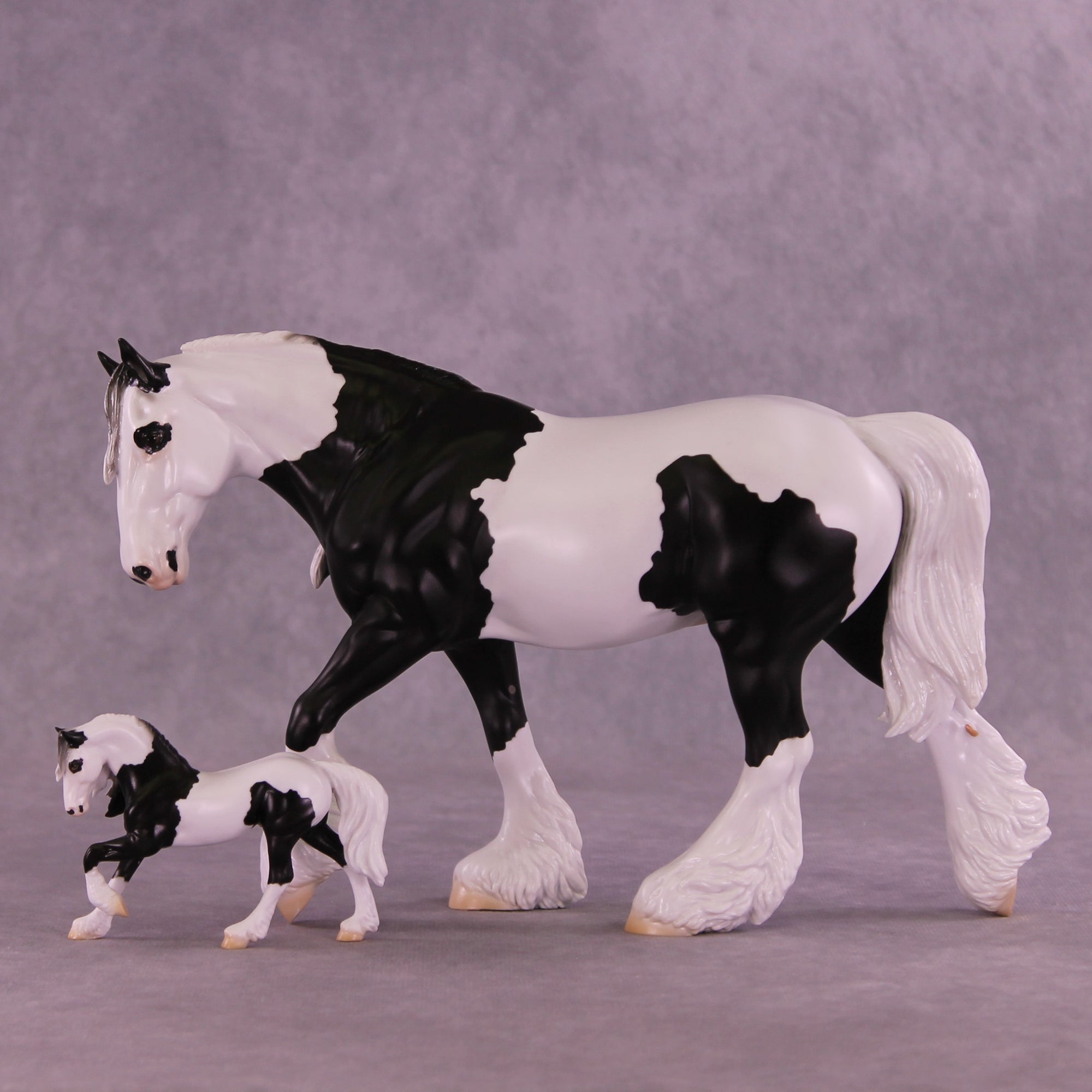 Mini Xiongmao OOAK EFCM Chip Friesian by Jess Hamill & Melanie Miller SCD26