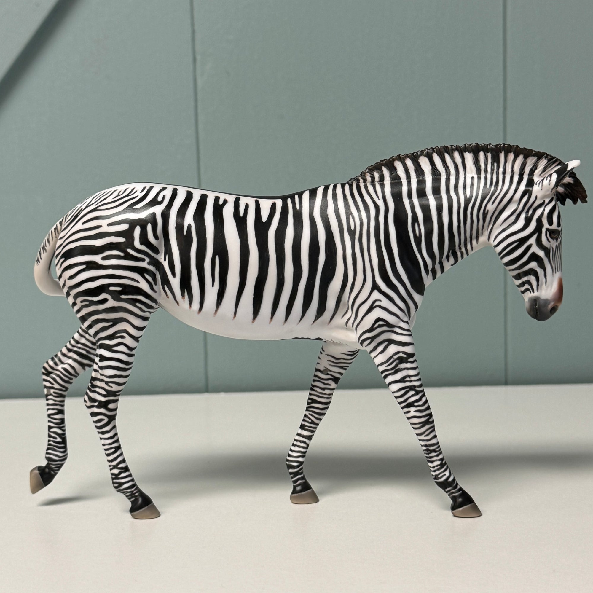 Biscuits & Grevy OOAK Pebble Mule Customized into Grevy Zebra By Jess Hamill EQ24 BEST OFFER 7/16/24