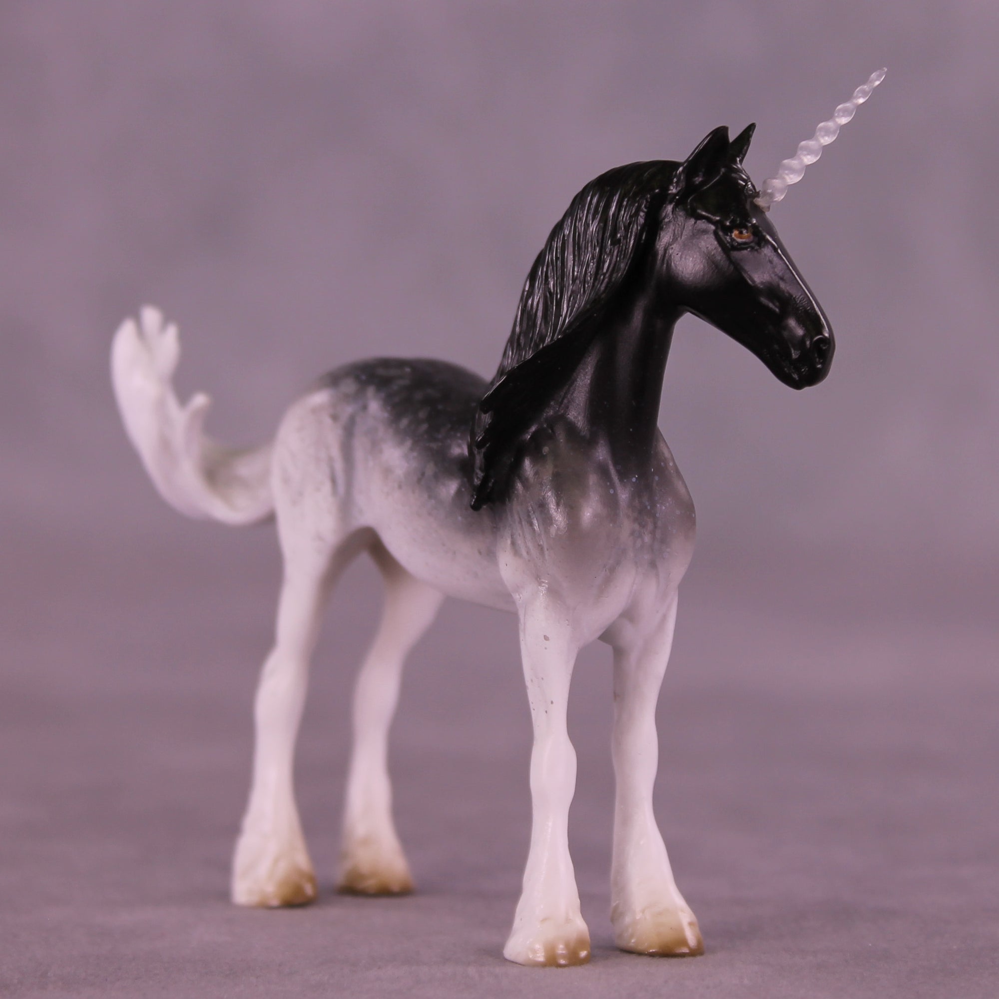 Mini Glacial OOAK EFCM Chip Standing Drafter by Jess Hamill & Melanie Miller SCD26