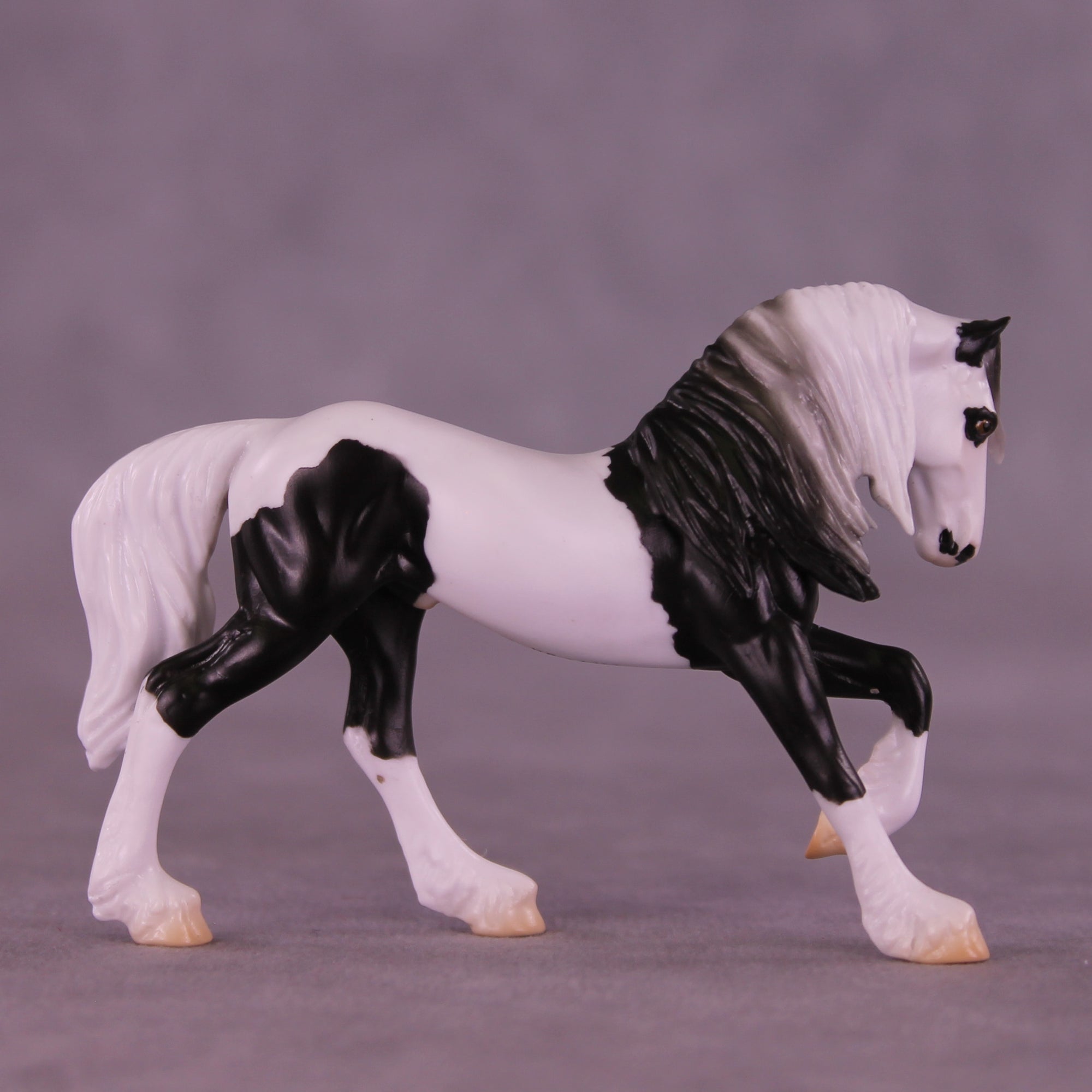 Mini Xiongmao OOAK EFCM Chip Friesian by Jess Hamill & Melanie Miller SCD26