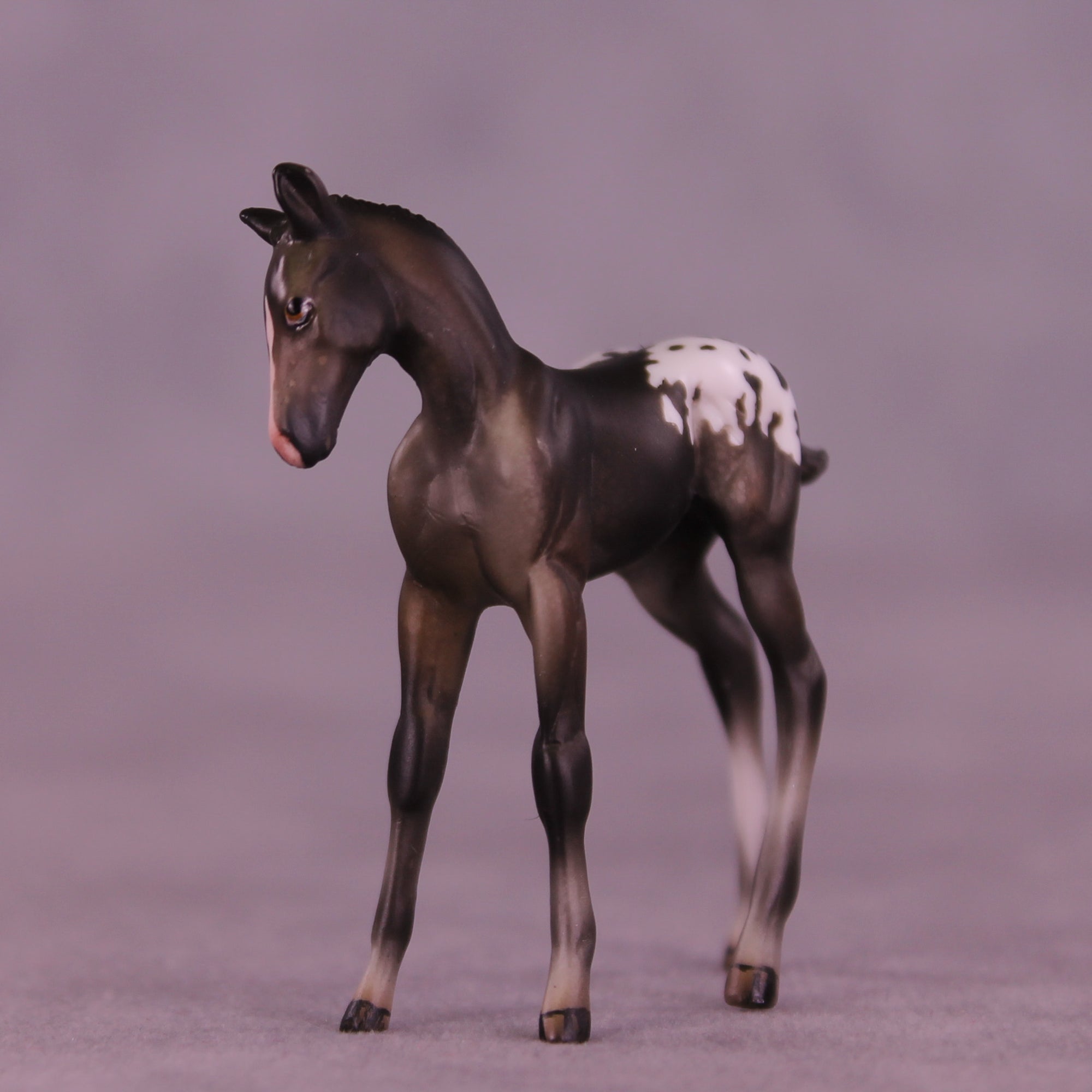 Mini Buckinghamshire OOAK EFCM Chip Foal by Julie Keim & Carissa Matthews SCD26