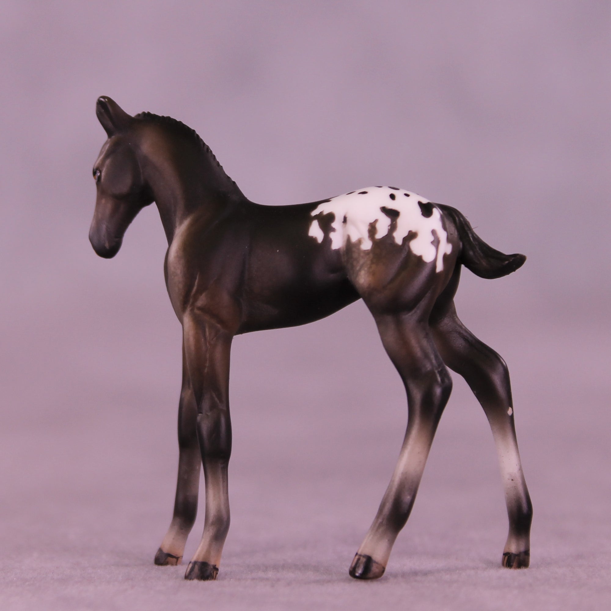 Mini Buckinghamshire OOAK EFCM Chip Foal by Julie Keim & Carissa Matthews SCD26