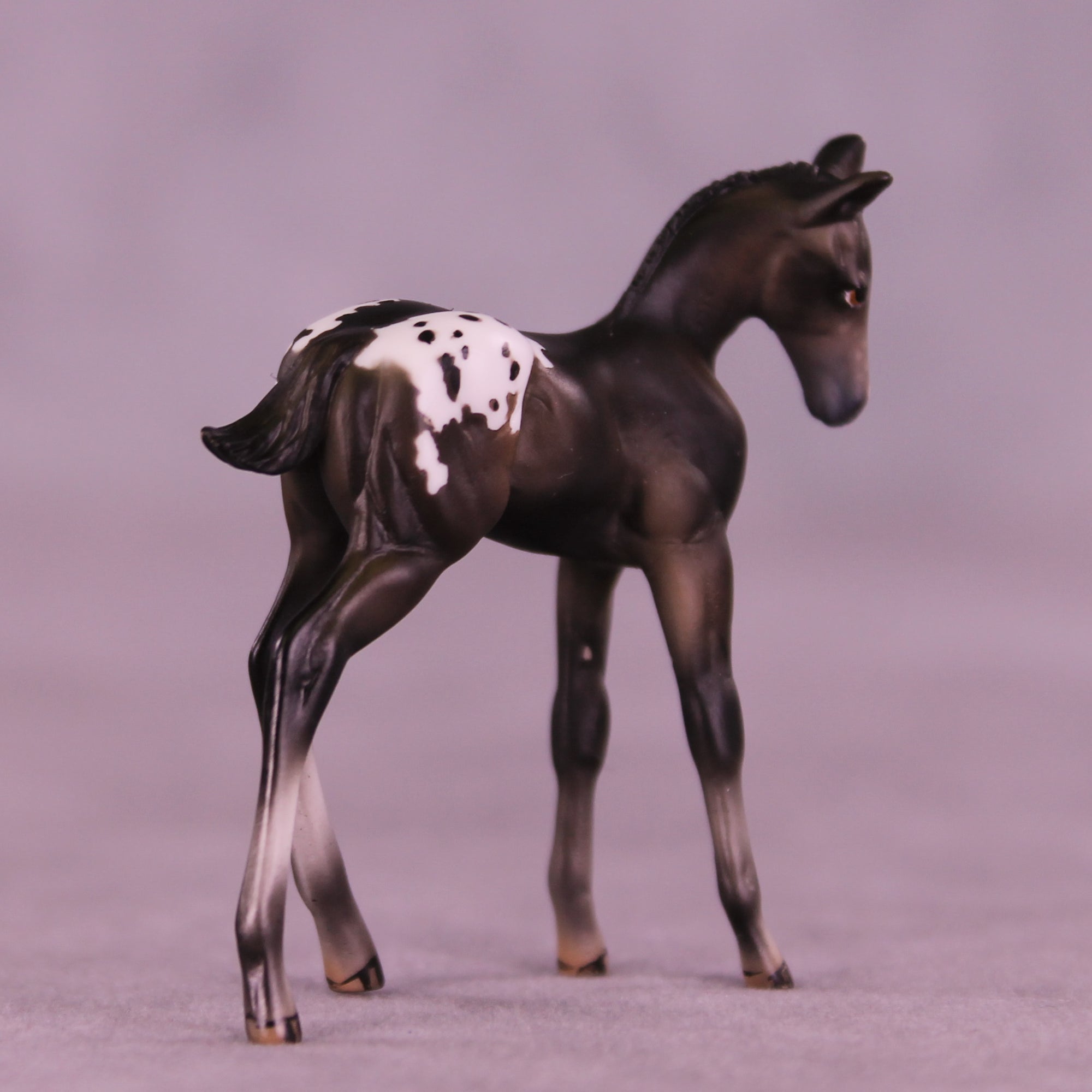 Mini Buckinghamshire OOAK EFCM Chip Foal by Julie Keim & Carissa Matthews SCD26