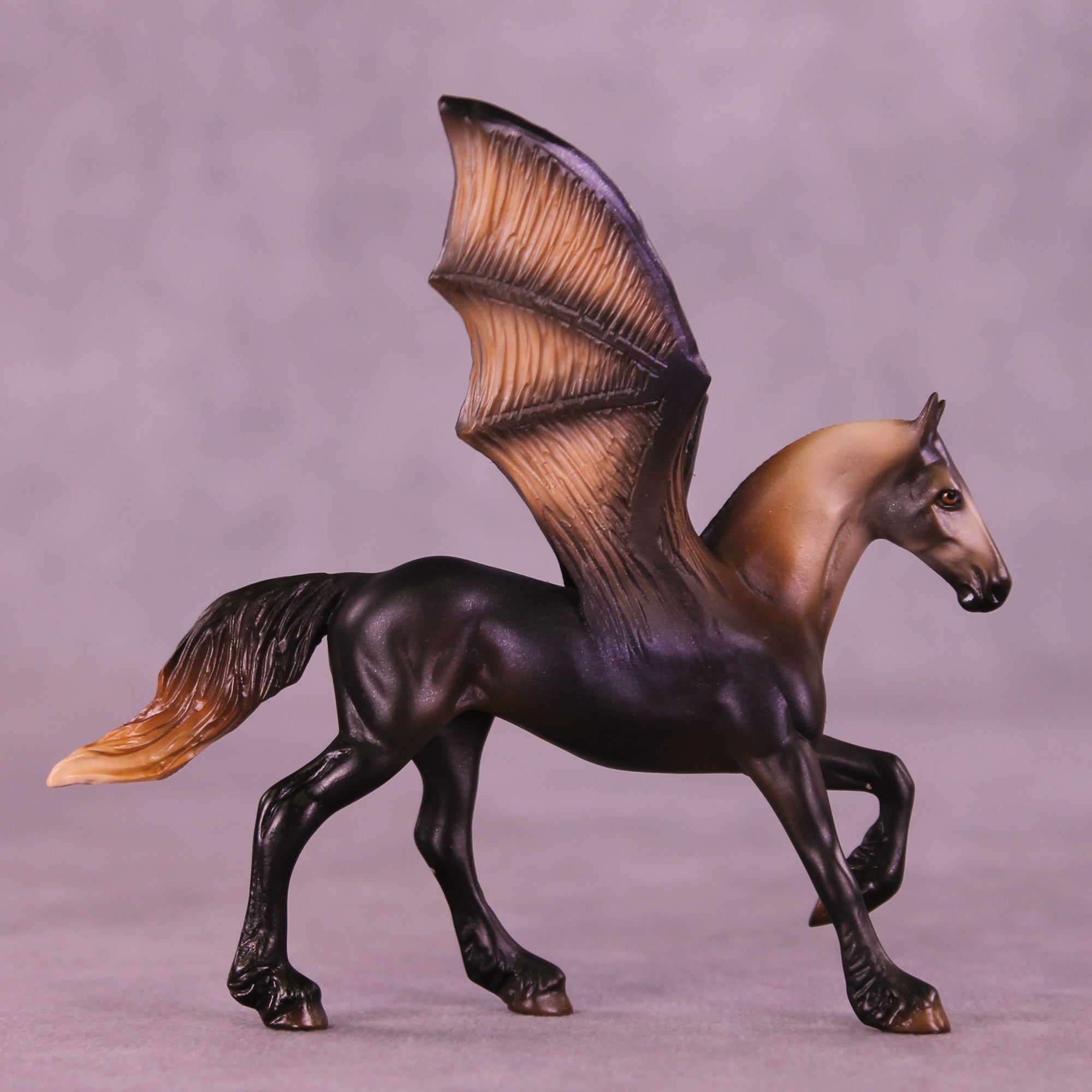 Mini Ptero OOAK EFCM Chip Friesian by Jess Hamill & Carissa Mathews SCD26