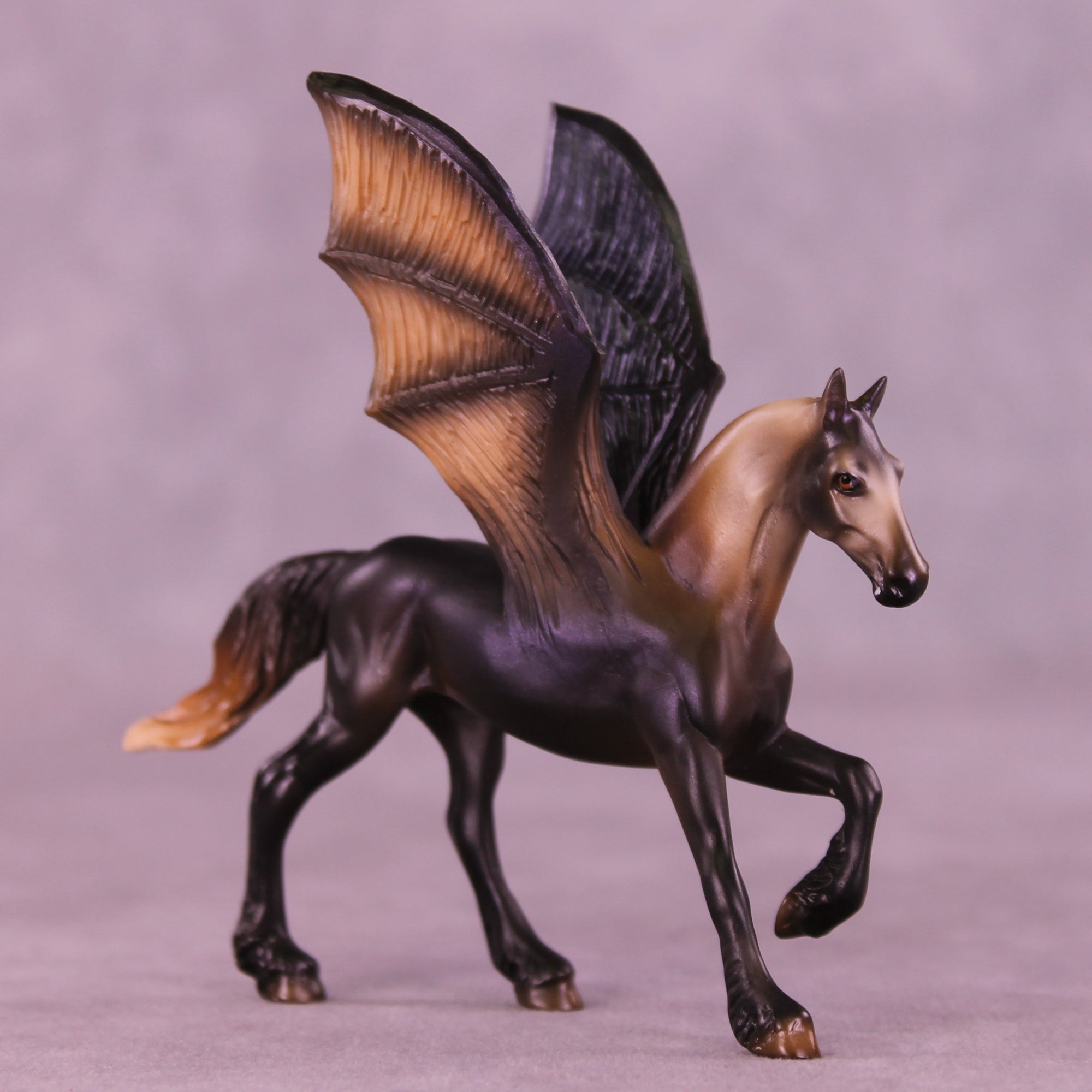 Mini Ptero OOAK EFCM Chip Friesian by Jess Hamill & Carissa Mathews SCD26