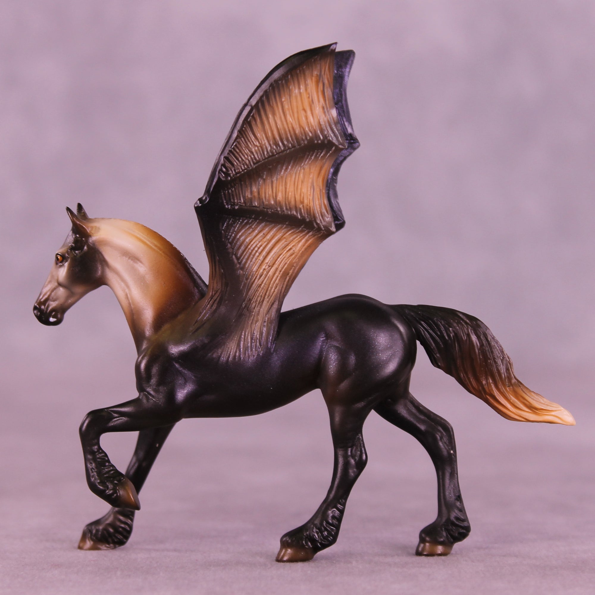 Mini Ptero OOAK EFCM Chip Friesian by Jess Hamill & Carissa Mathews SCD26