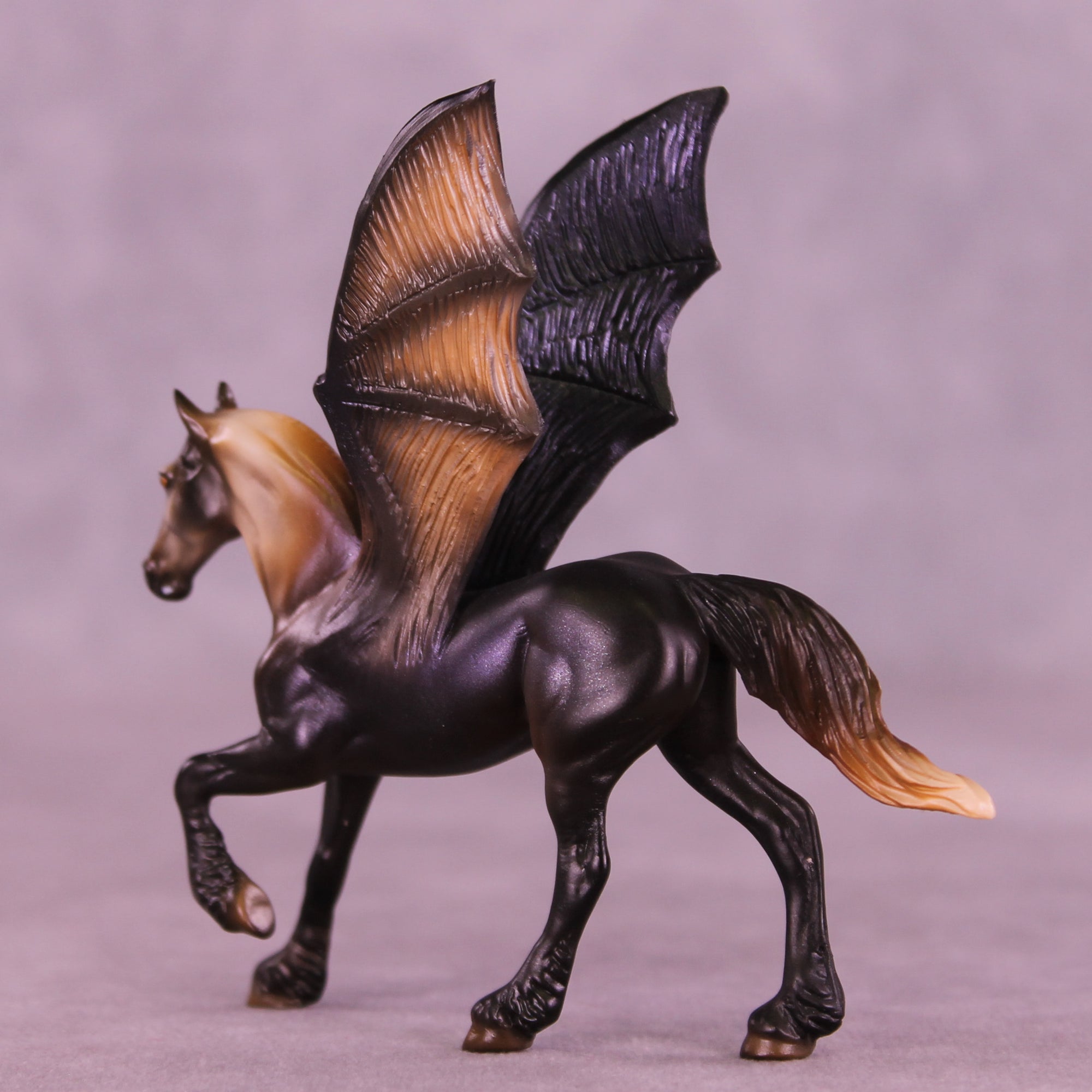 Mini Ptero OOAK EFCM Chip Friesian by Jess Hamill & Carissa Mathews SCD26