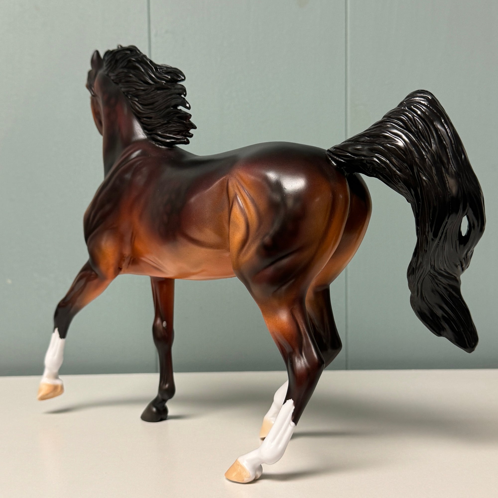 Oaklynn OOAK Dappled Bay Arabian Mare By Dawn Quick EQ24