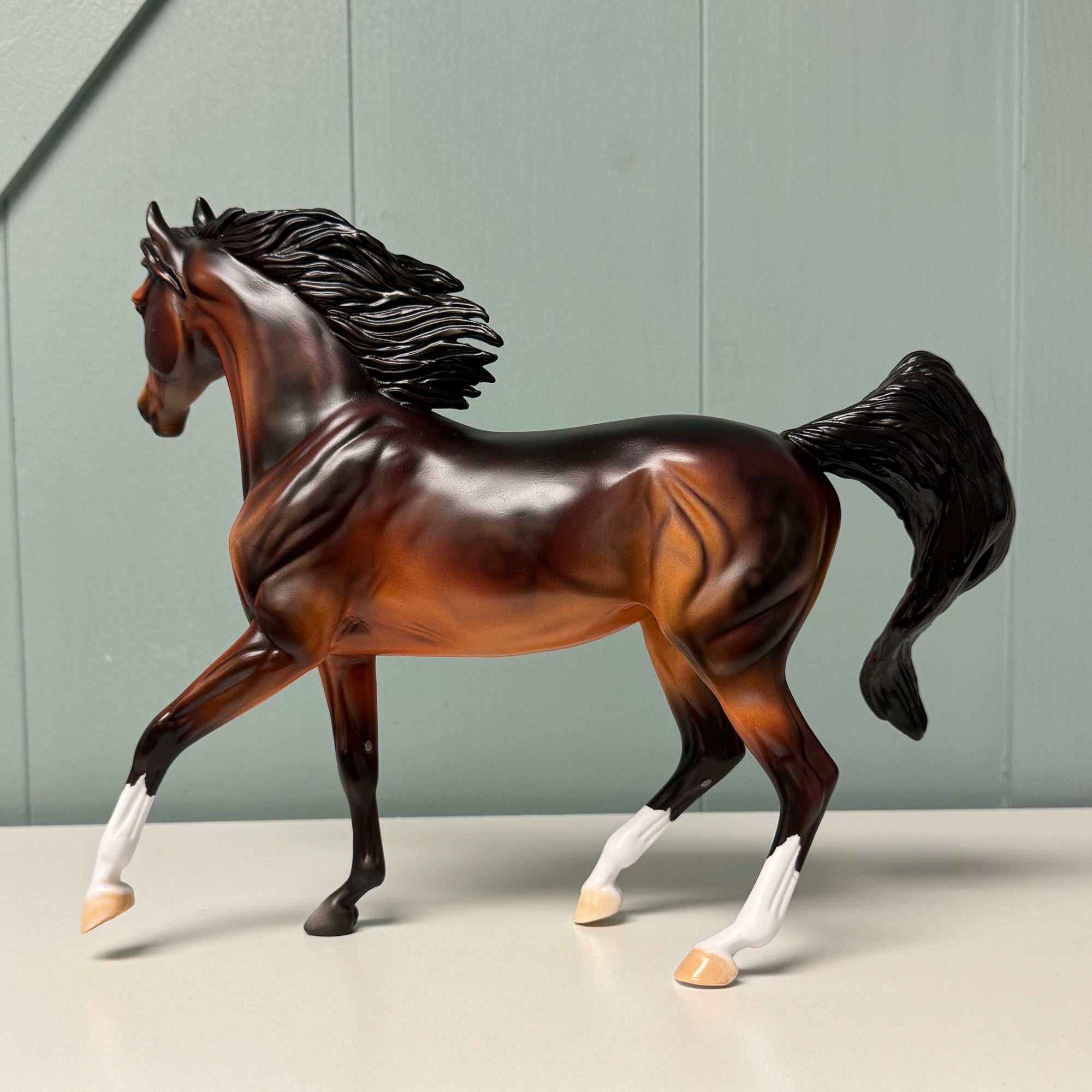 Oaklynn OOAK Dappled Bay Arabian Mare By Dawn Quick EQ24