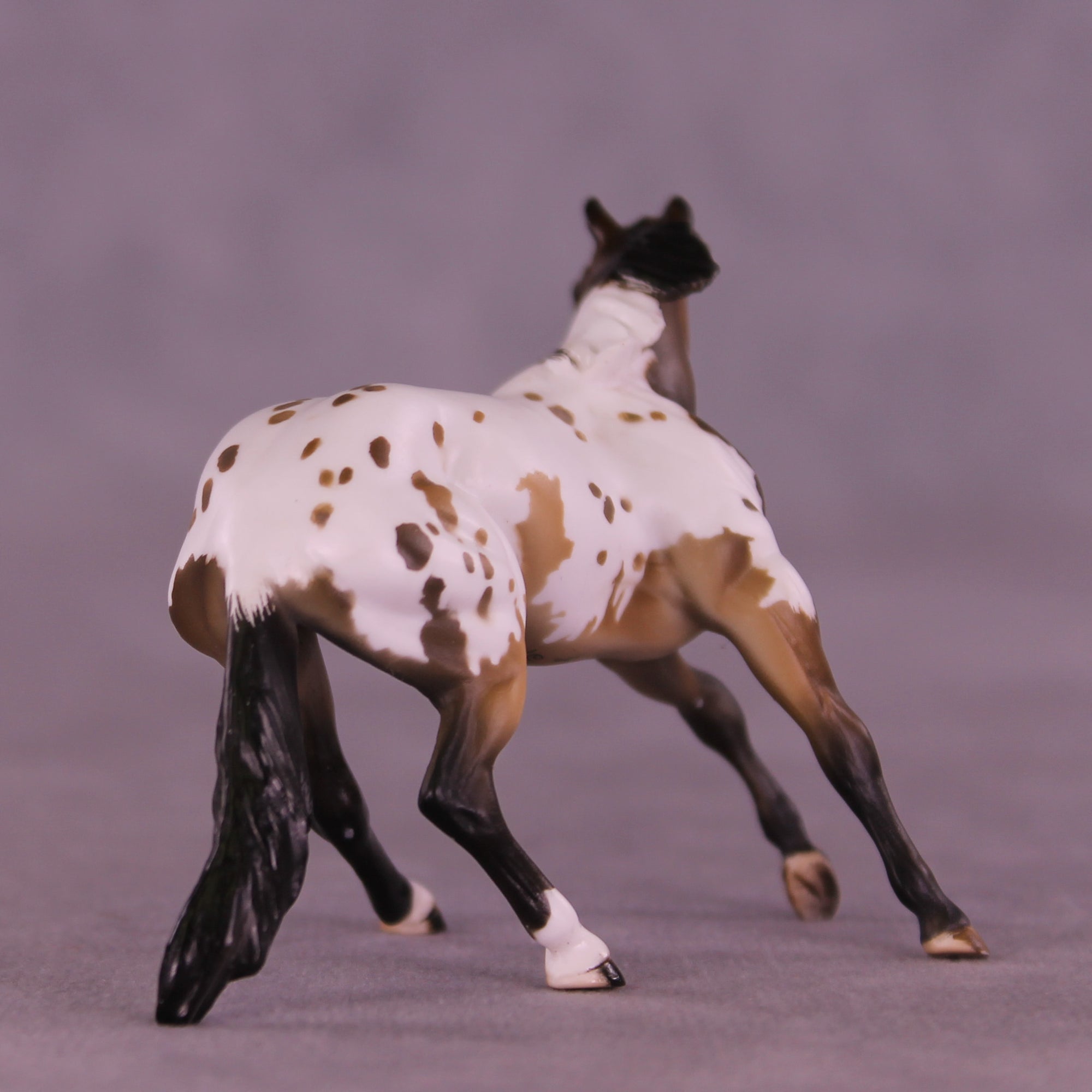 Mini Passerelle OOAK Chip Cutting Horse by Julie Keim SCD26