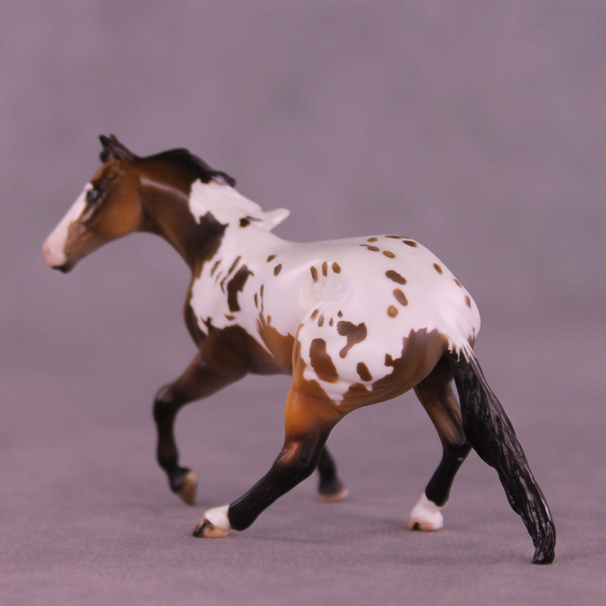 Mini Passerelle OOAK Chip Cutting Horse by Julie Keim SCD26