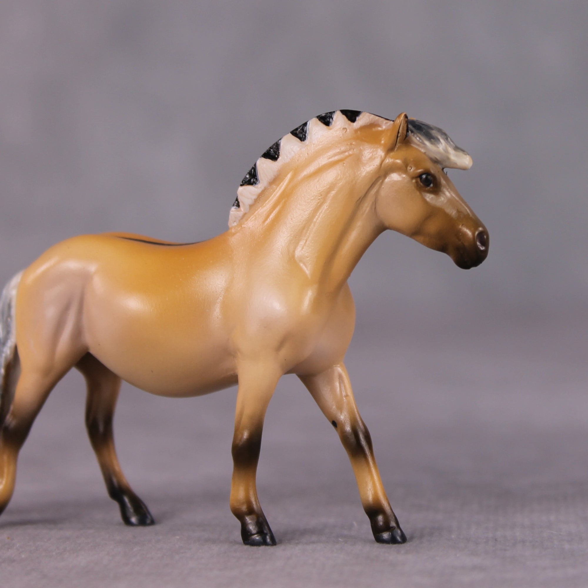 "Vafler" OOAK Custom Fjord Pony Chip By Kristin Cermele - Gemstone Series