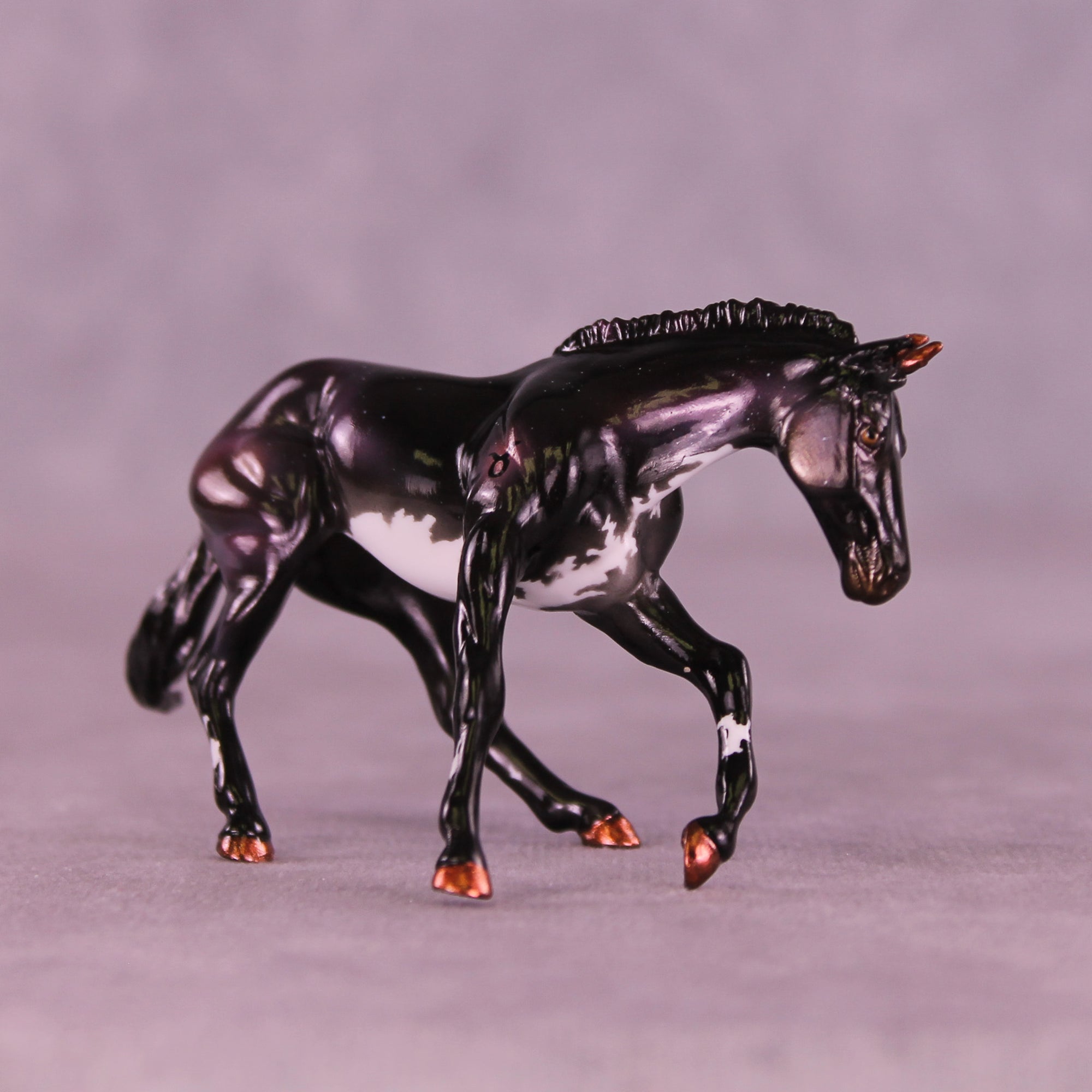 Mini Atlas OOAK EFCM Chip Cutting Horse by Ashley Palmer & Melanie Miller SCD26