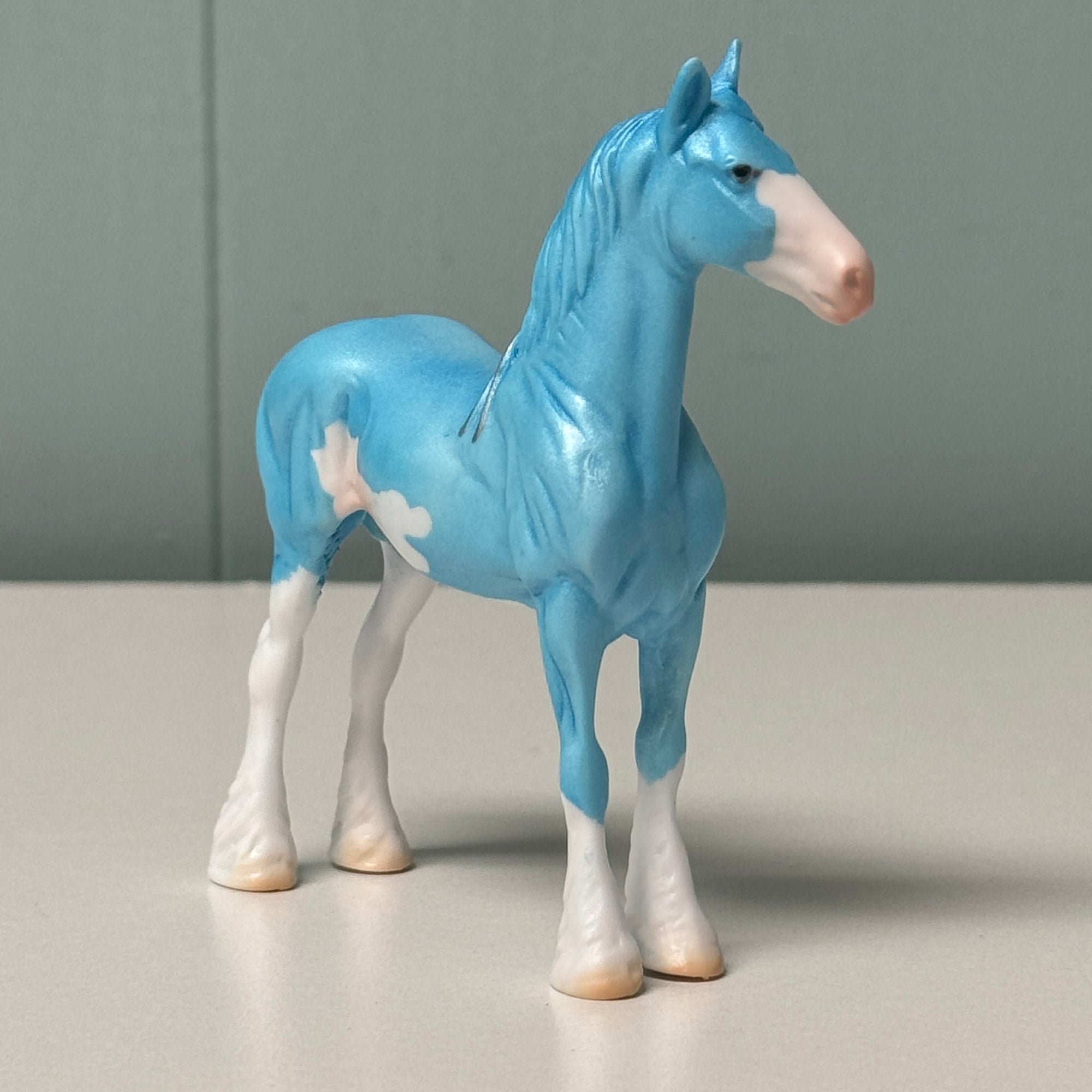 Cyanid OOAK Deco Cyan Blue Sabino Draft Chip By Jess Hamill EQ24