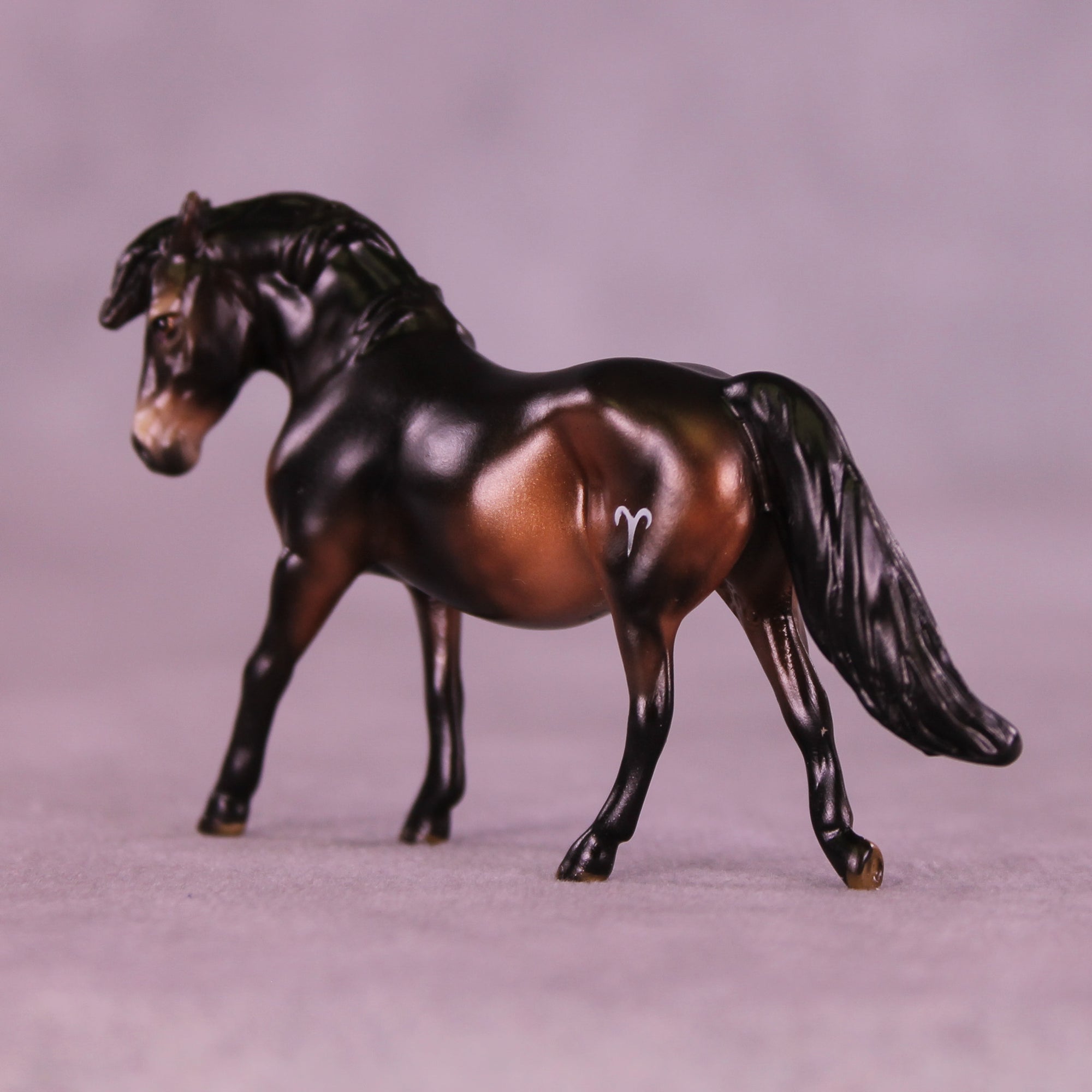 Mini Mesarthim OOAK EFCM Chip Pony by Ashley Palmer & Melanie Miller SCD26