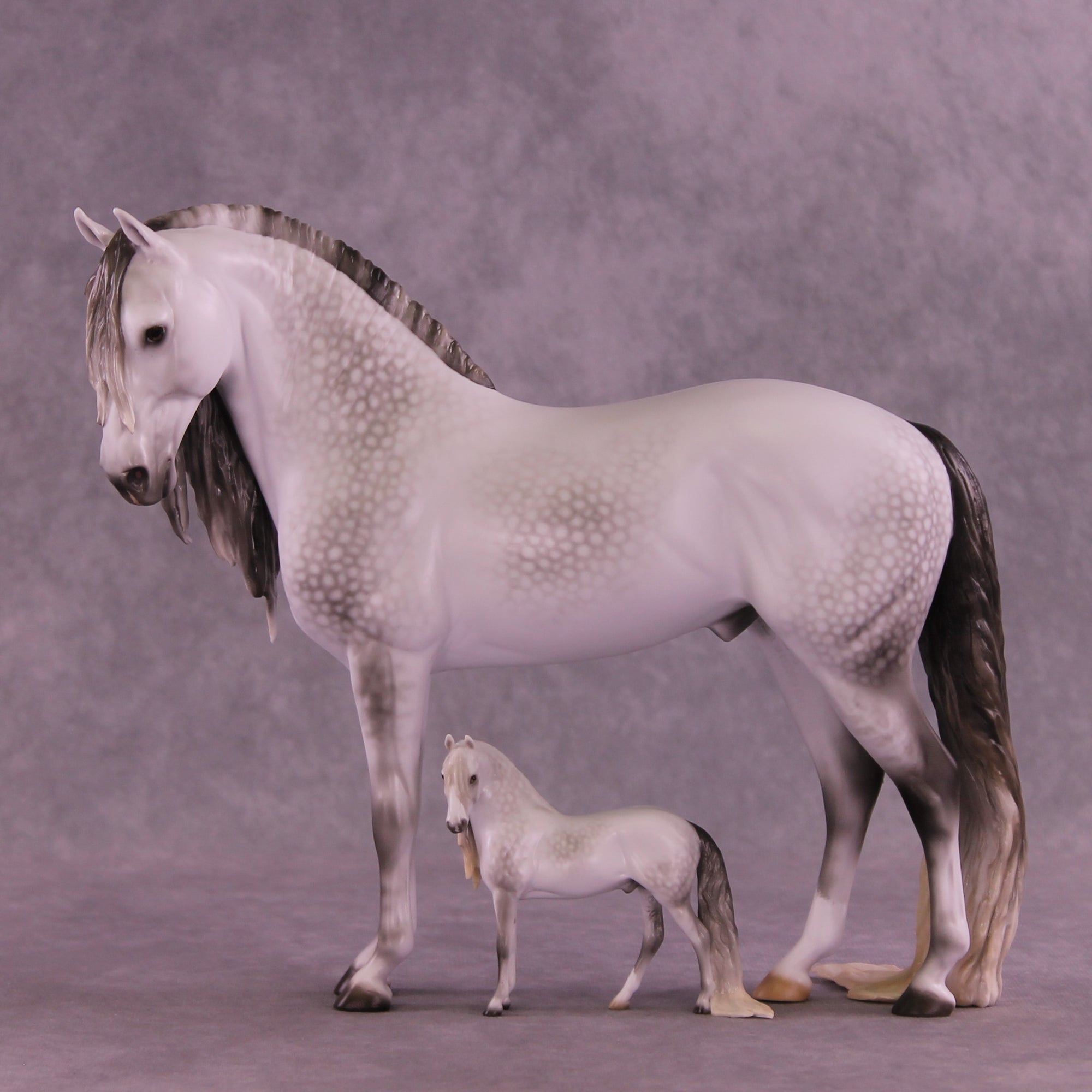 Mega Marshmallow Fluff Fandango OOAK EFCM Andalusian by Ellen Robbins & Melanie Miller SCD26