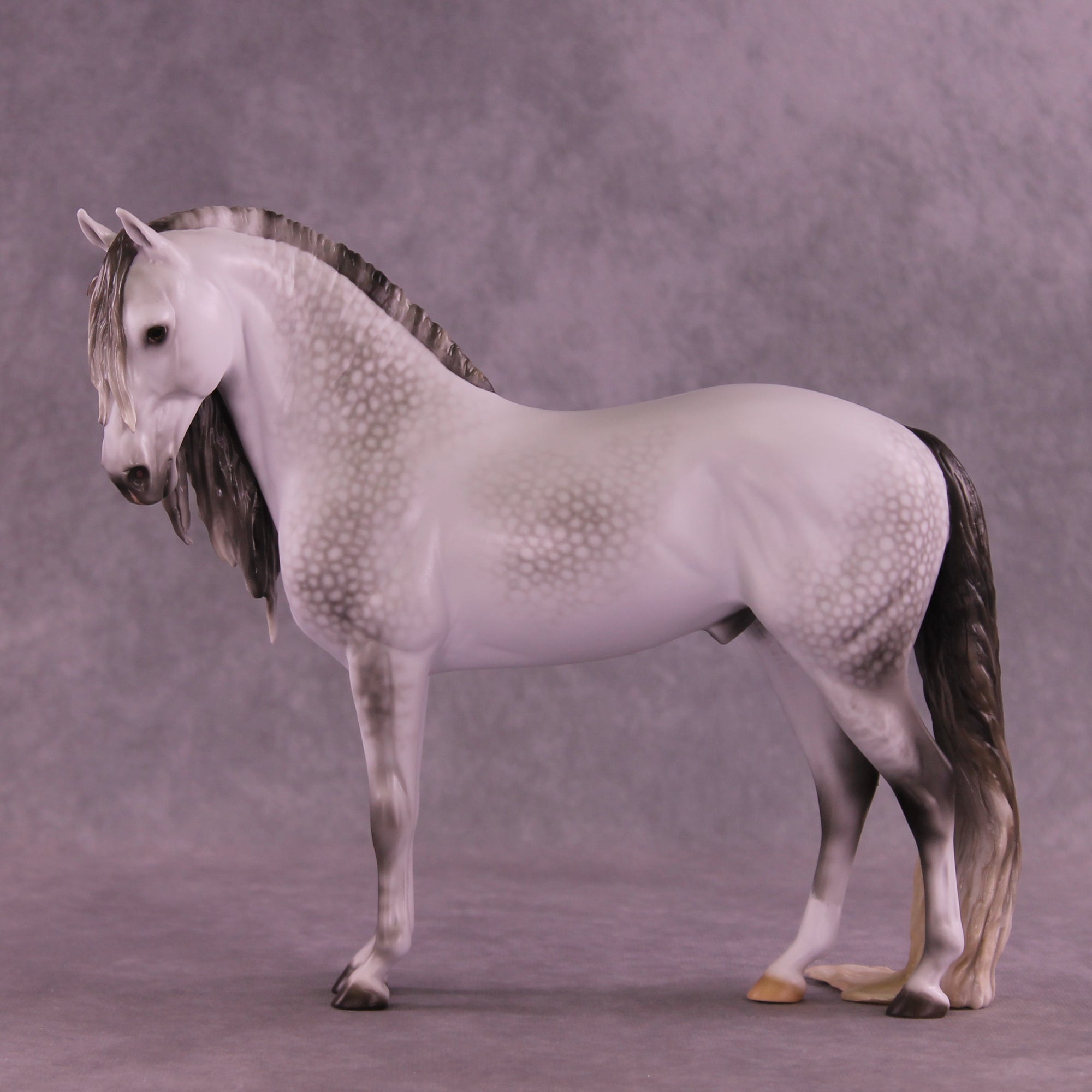 Mega Marshmallow Fluff Fandango OOAK EFCM Andalusian by Ellen Robbins & Melanie Miller SCD26