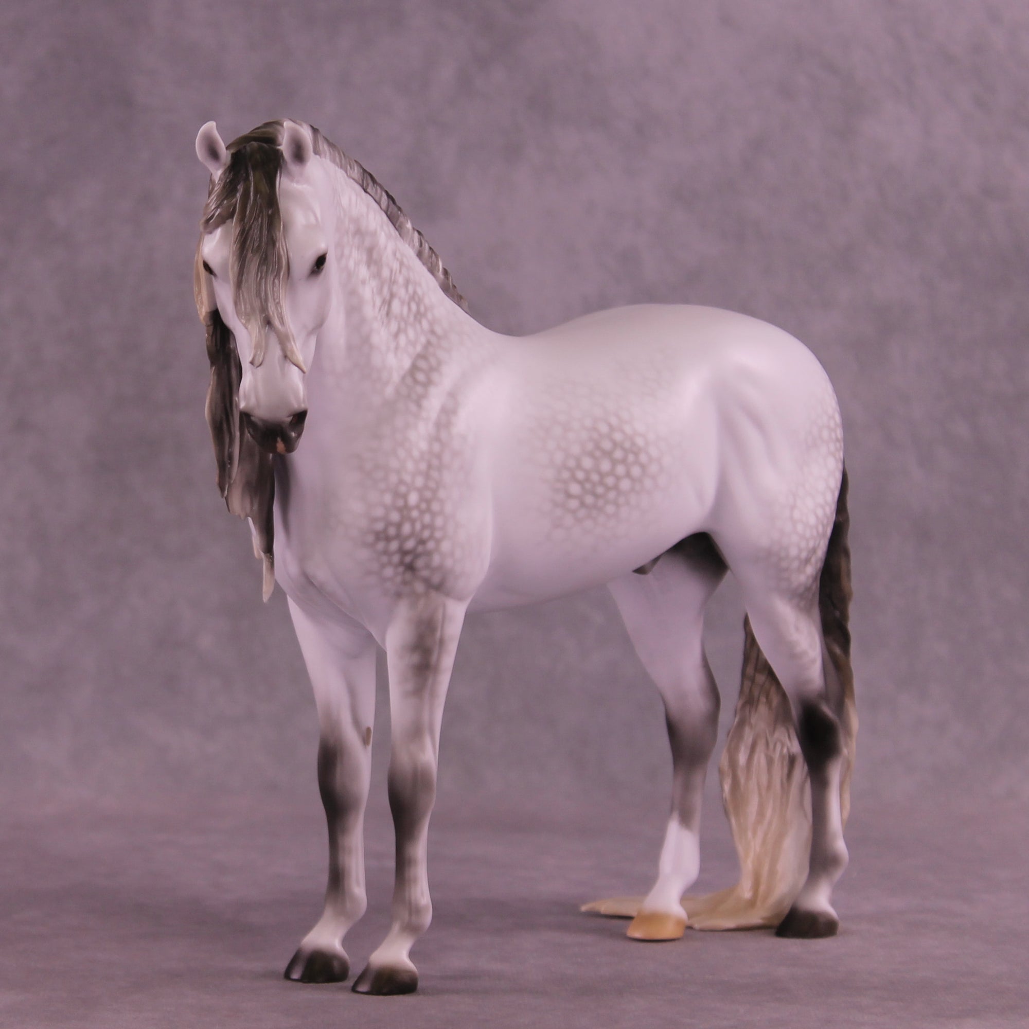 Mega Marshmallow Fluff Fandango OOAK EFCM Andalusian by Ellen Robbins & Melanie Miller SCD26
