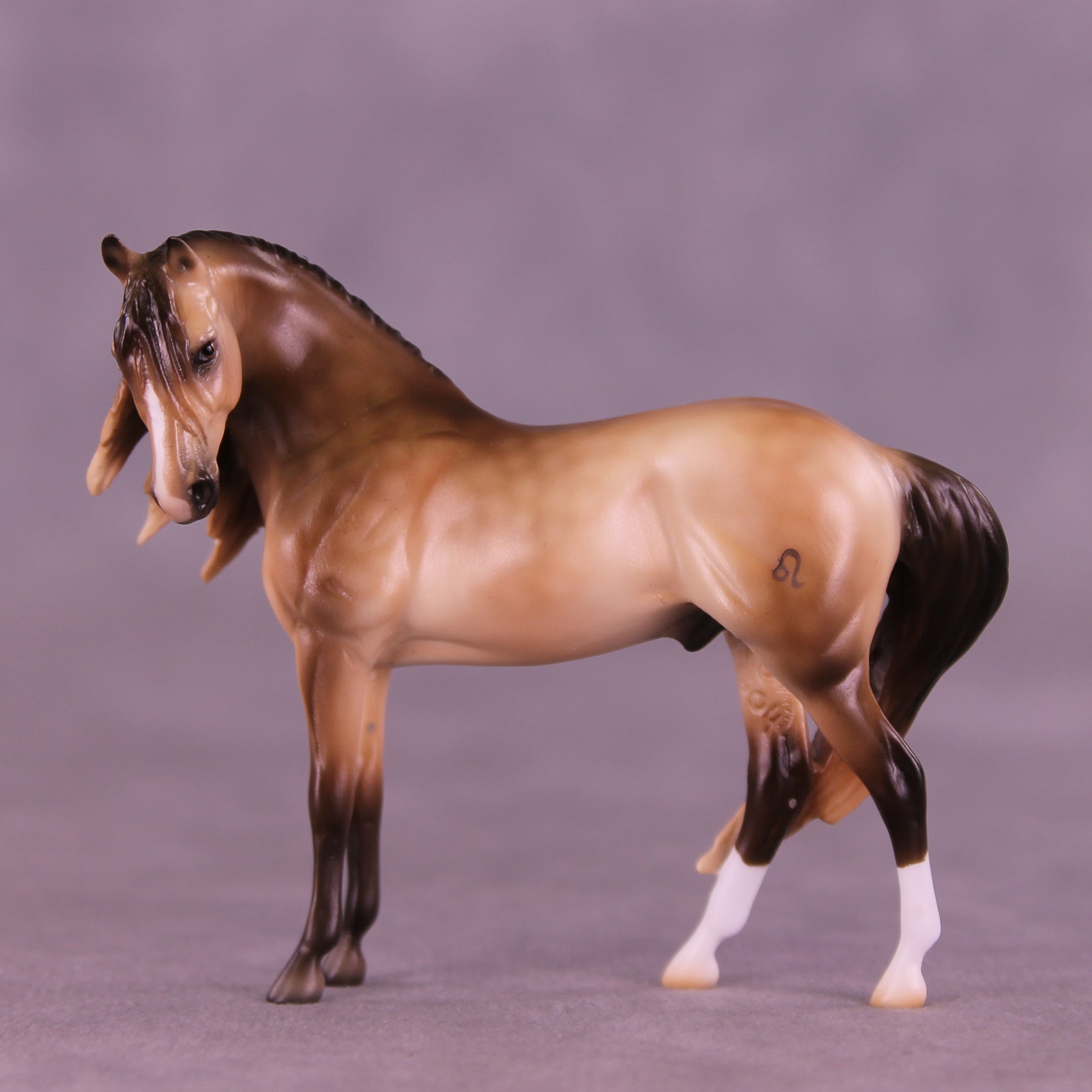 Mini Regulus OOAK EFCM Chip Andalusian by Ashley Palmer & Melanie Miller SCD26