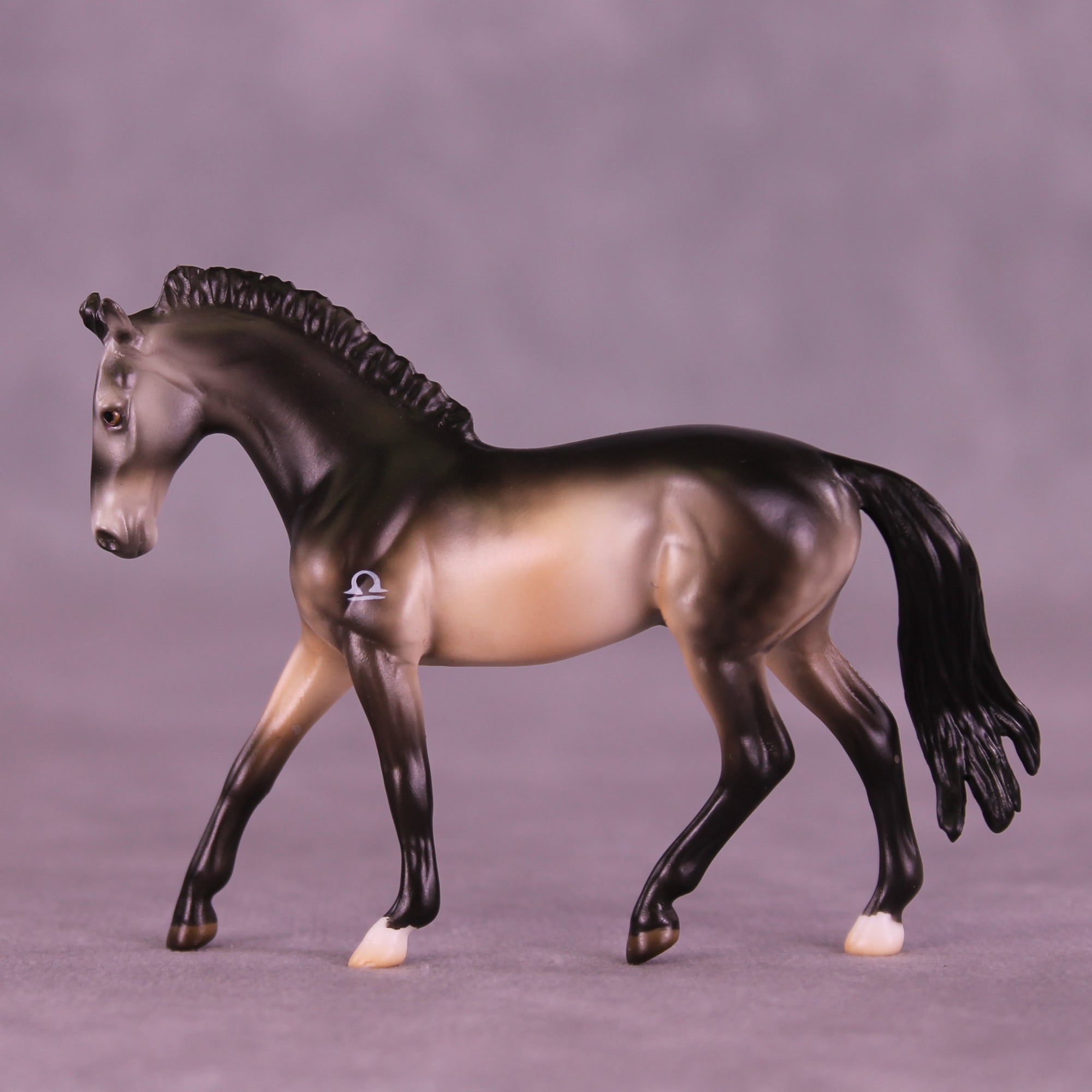 Mini Upsilon OOAK EFCM Chip Warmblood by Ashley Palmer & Melanie Miller SCD26