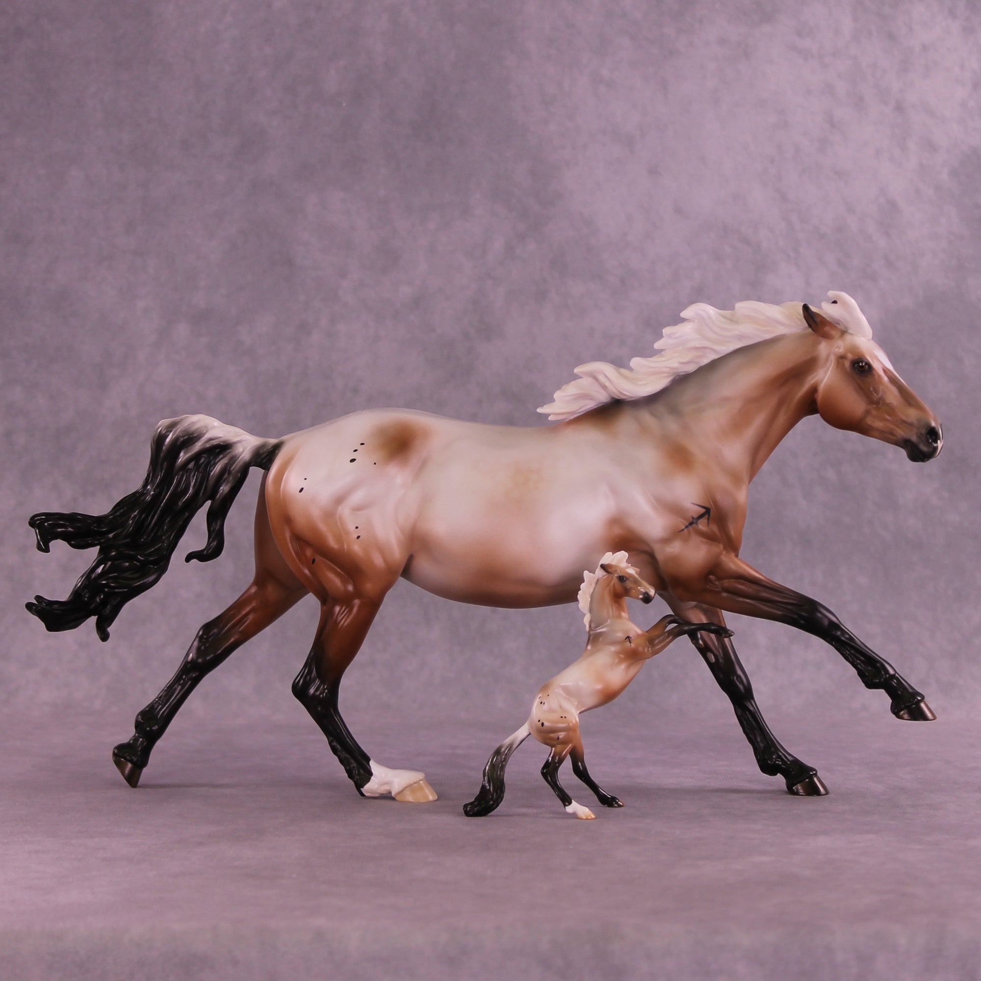 Mini Ascella OOAK FCM Chip Mustang by Ashley Palmer & Melanie Miller SCD26