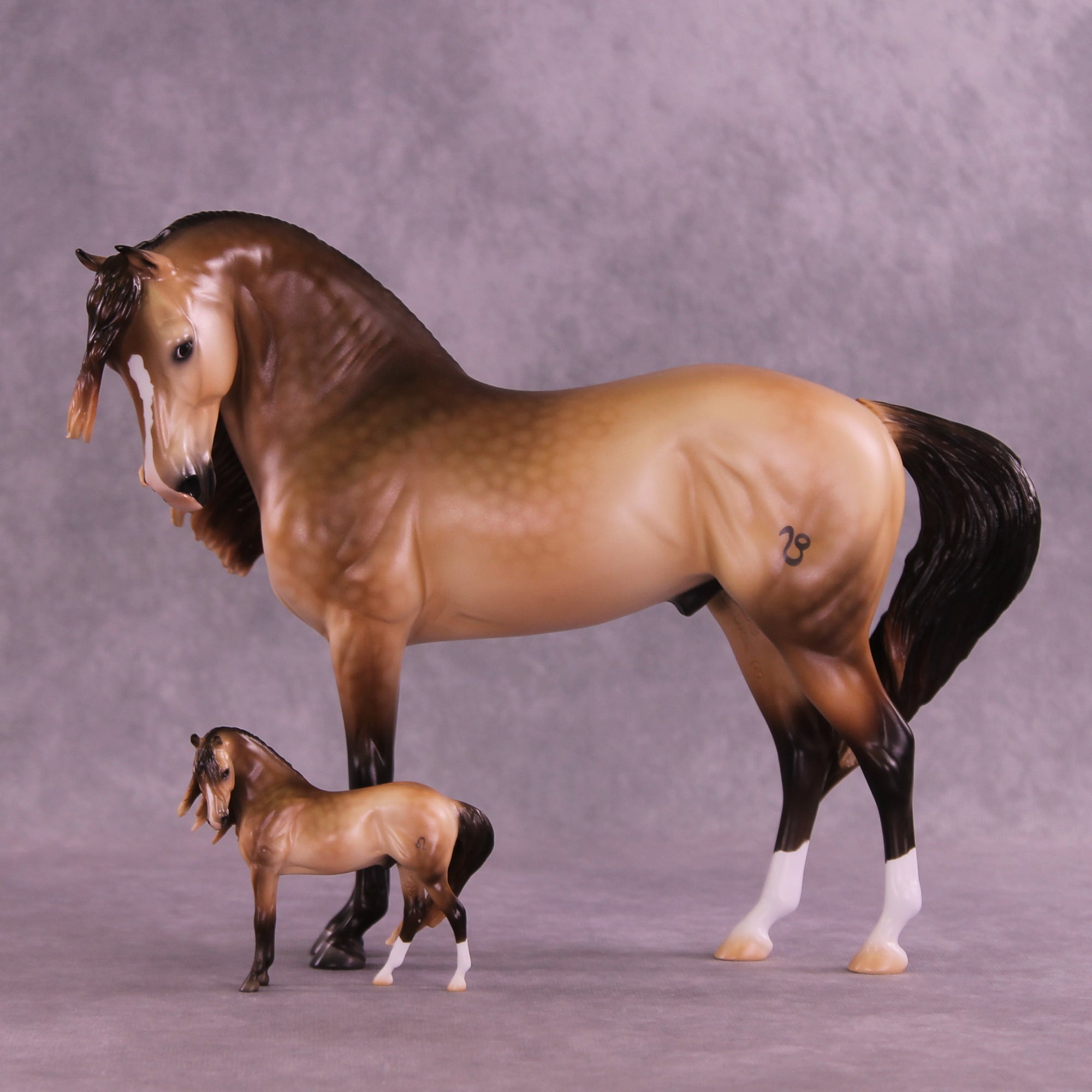 Mini Regulus OOAK EFCM Chip Andalusian by Ashley Palmer & Melanie Miller SCD26