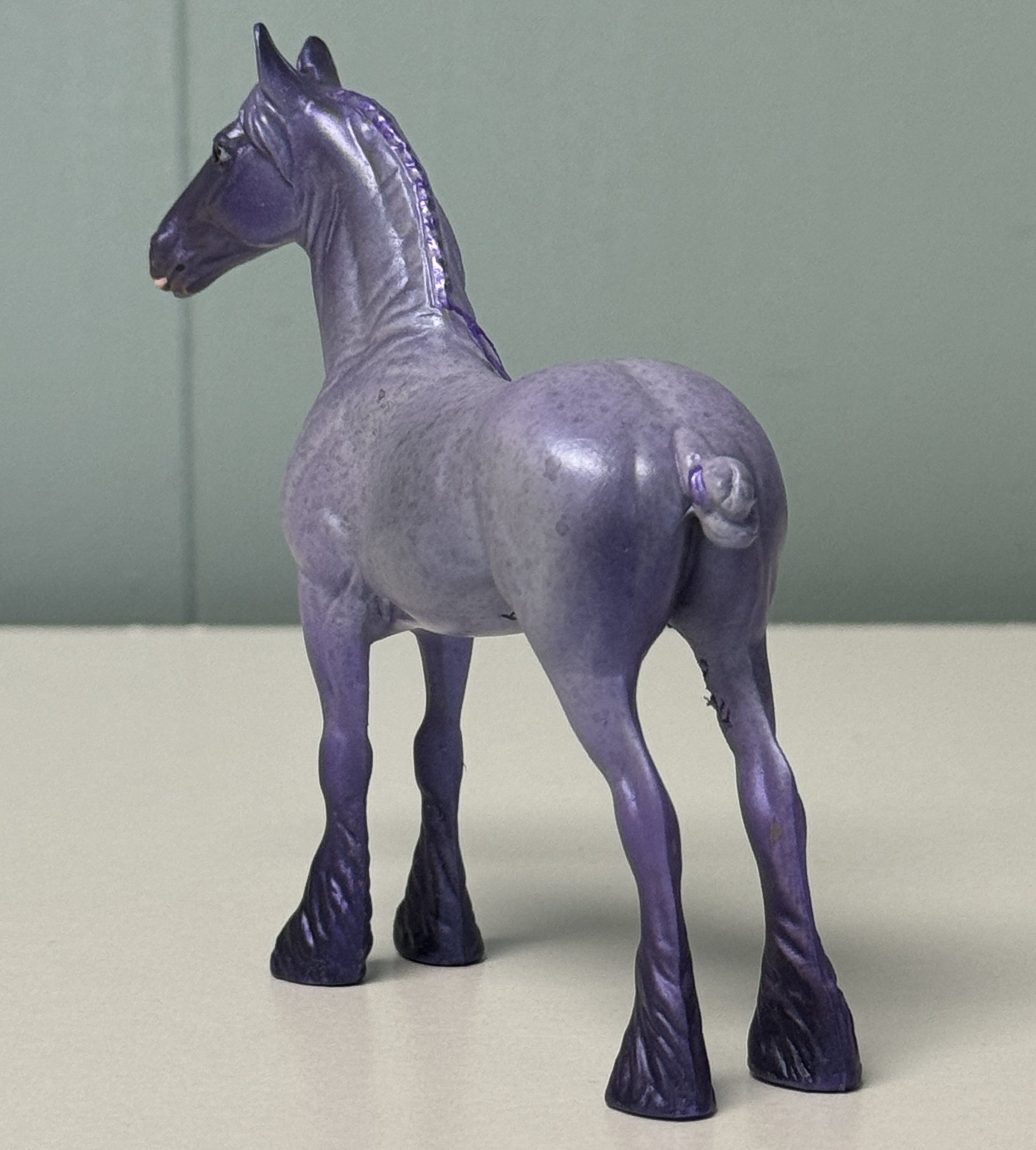 Helitrope OOAK Deco Purple Draft Chip By Jess Hamill EQ24