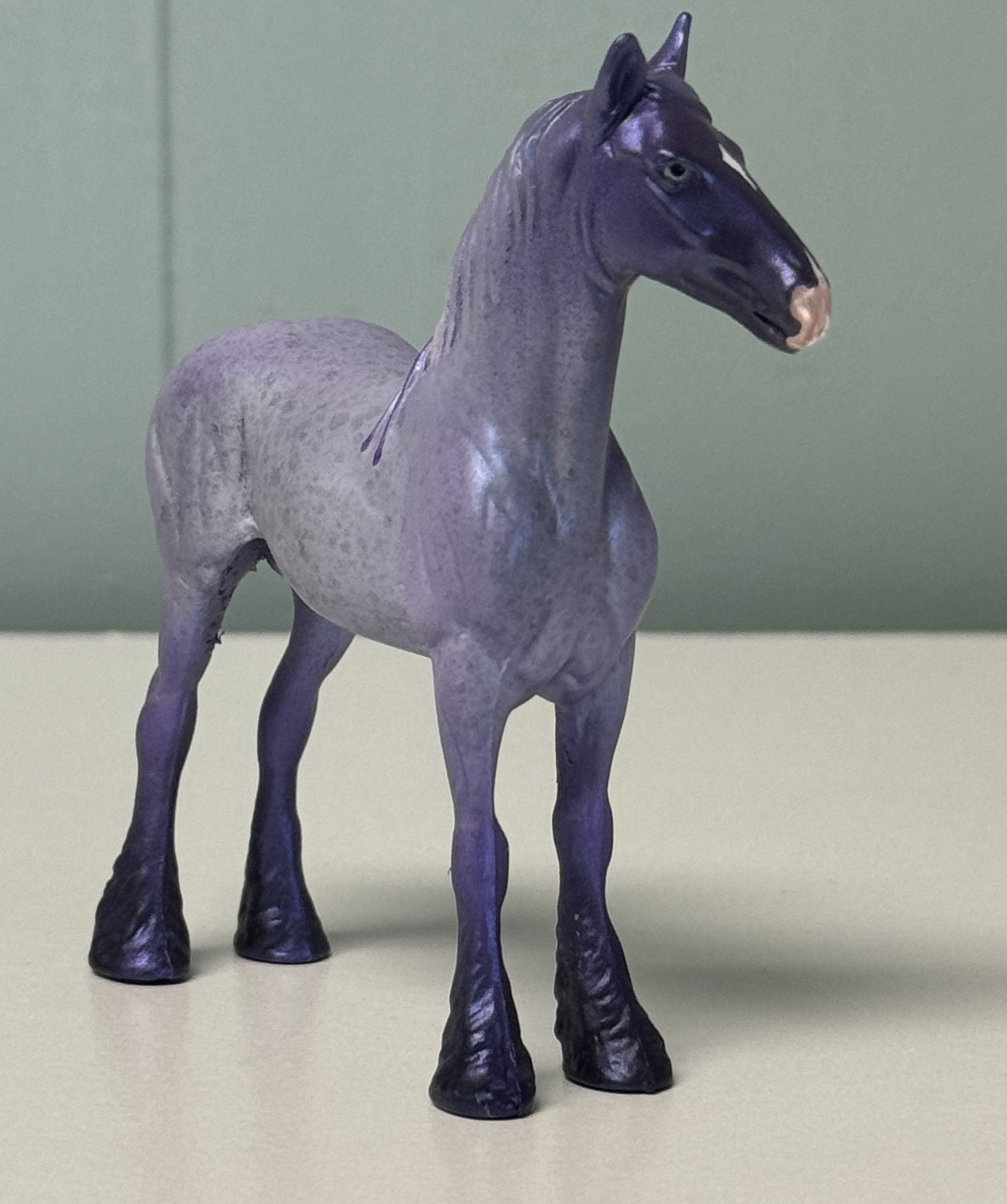 Helitrope OOAK Deco Purple Draft Chip By Jess Hamill EQ24