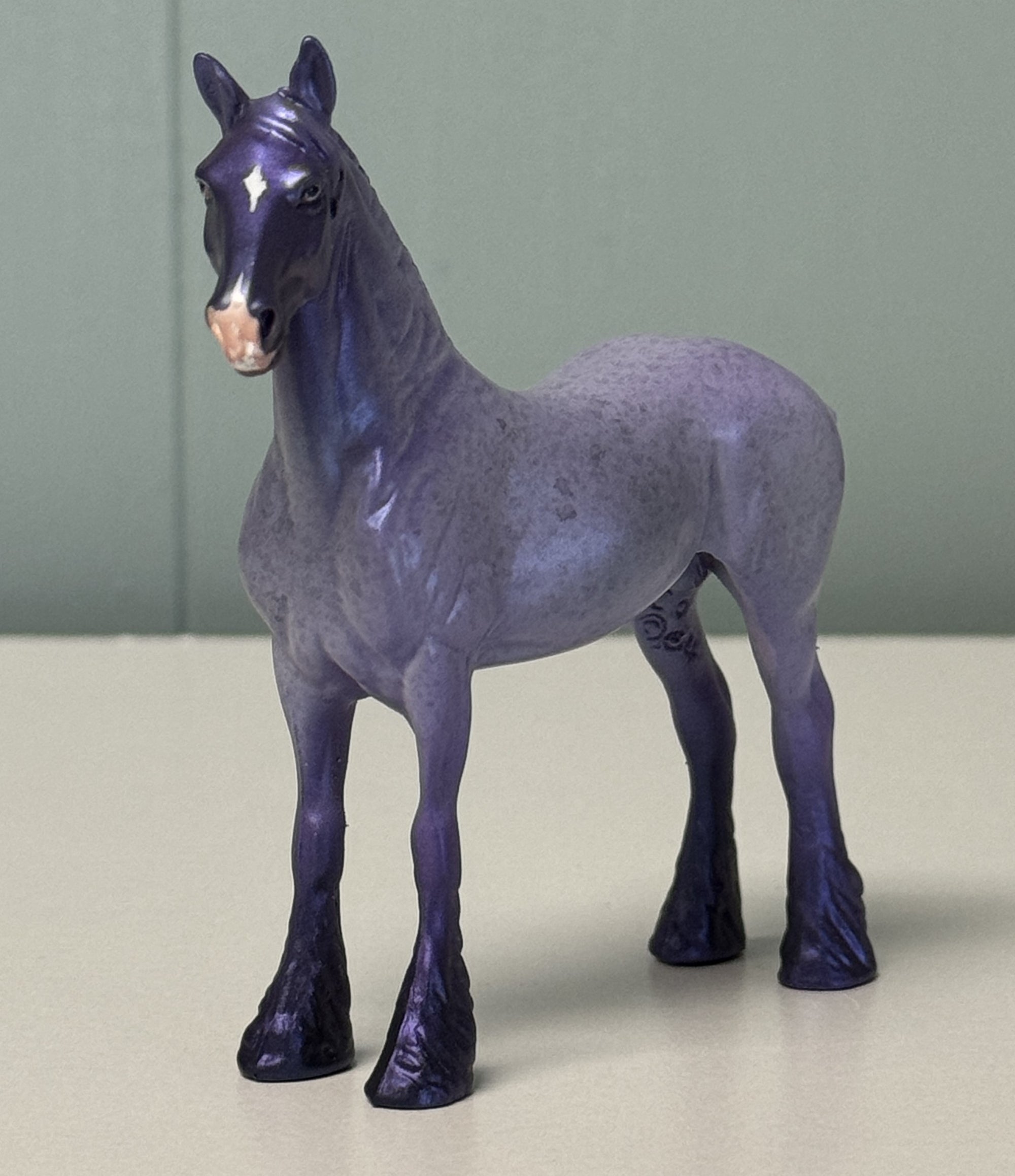 Helitrope OOAK Deco Purple Draft Chip By Jess Hamill EQ24