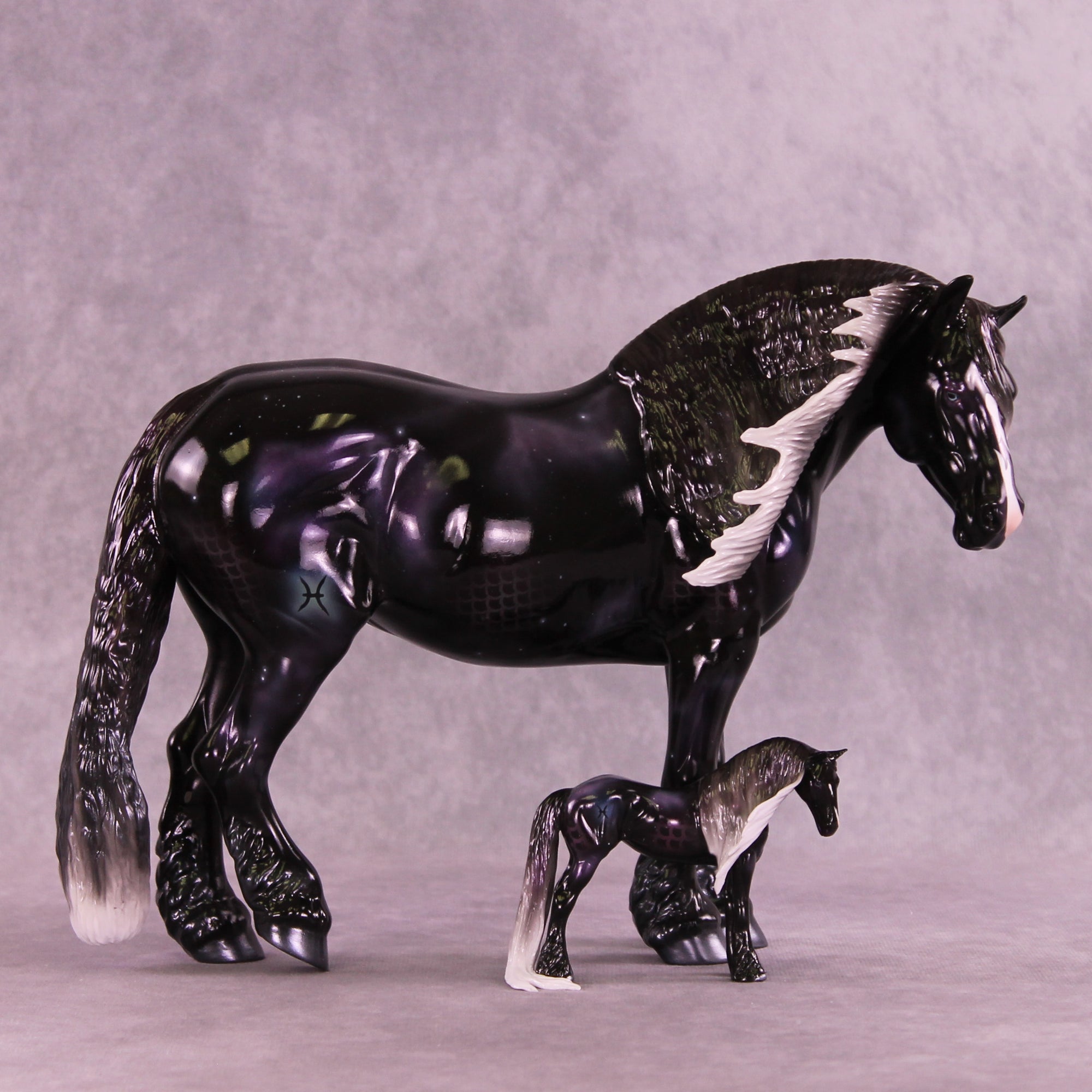 Mini Revati OOAK EFCM Chip Standing Drafter by Ashley Palmer & Melanie Miller SCD26