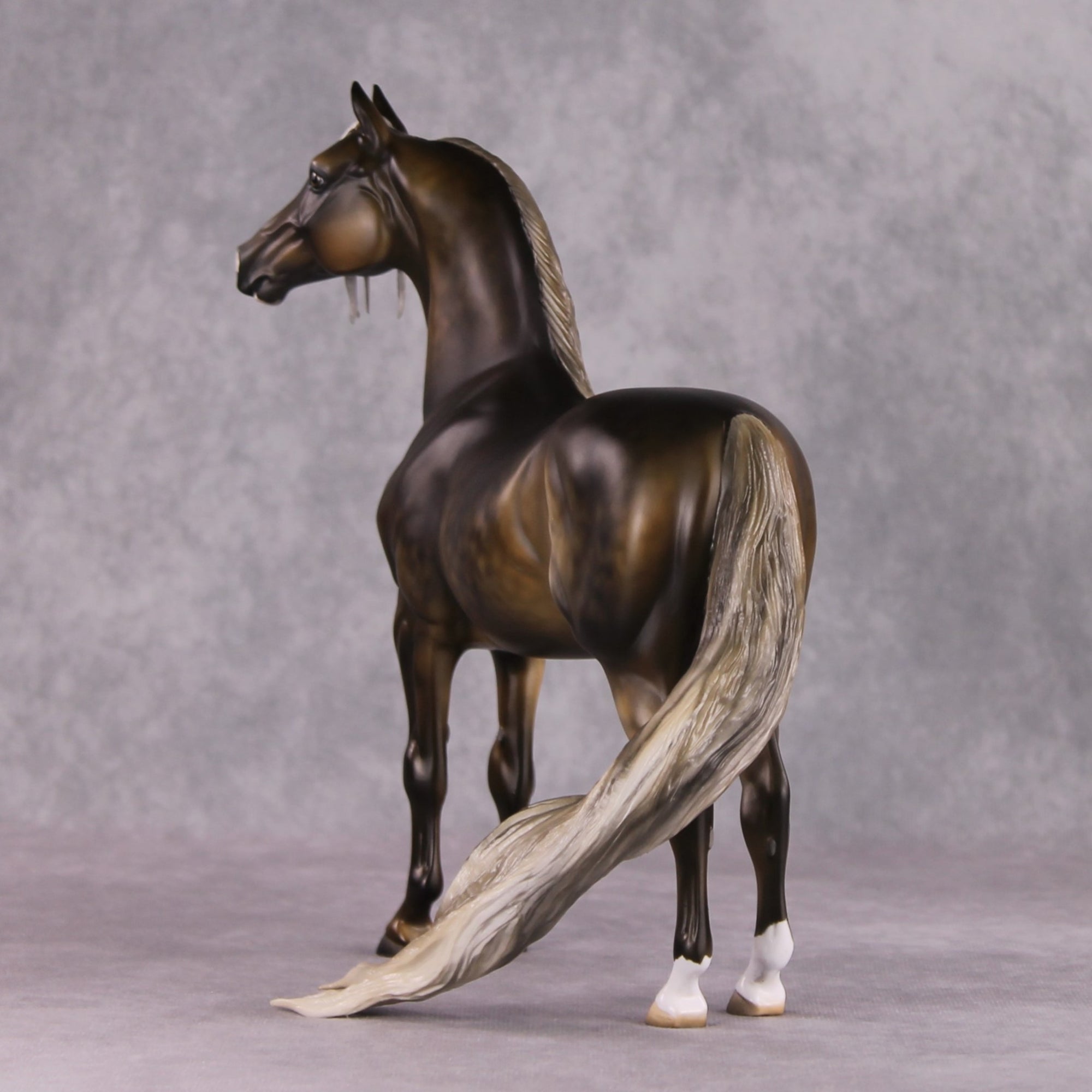 "All Good Things" OOAK Dappled Silver Morgan by Julie Keim & Mona Best Offer 1/21/25