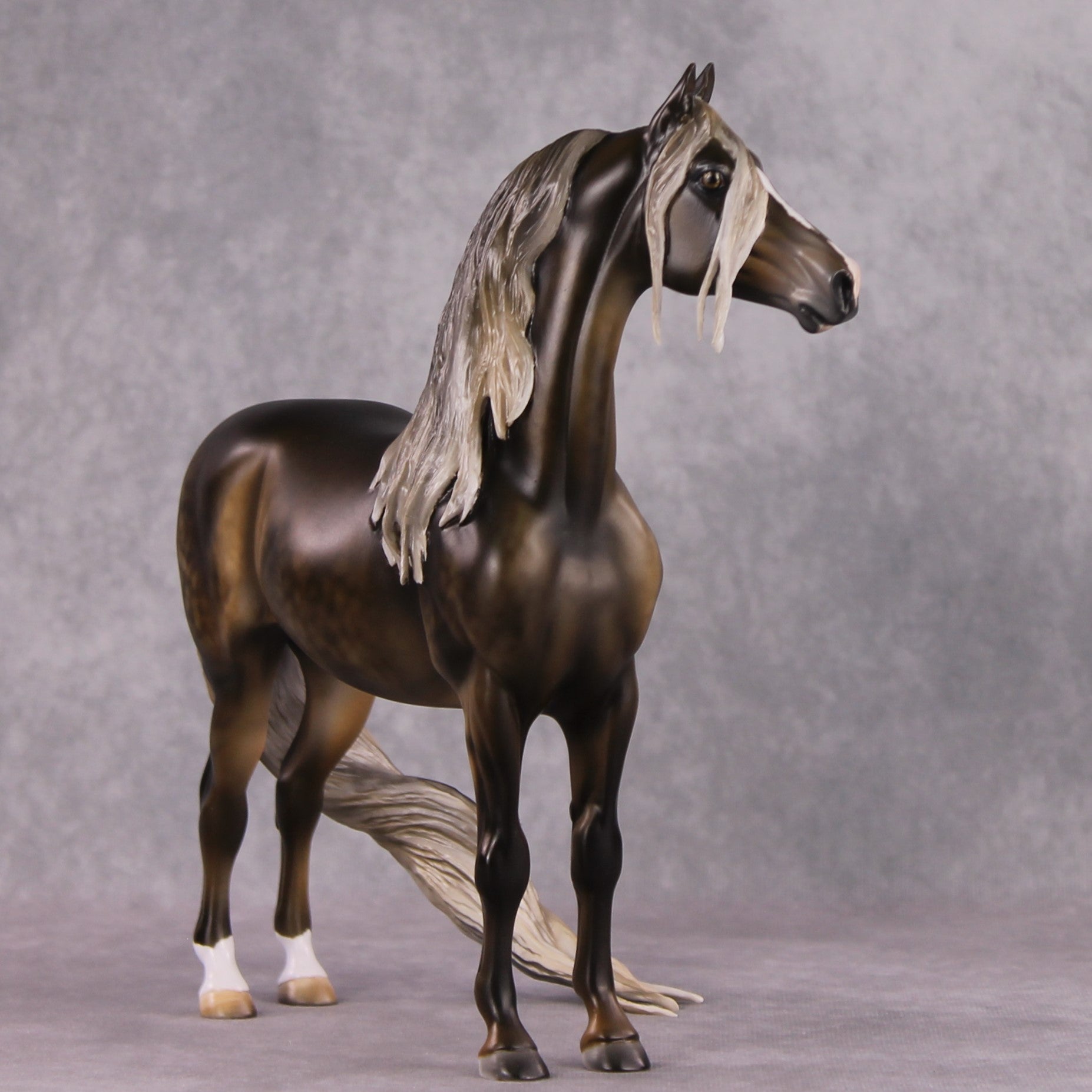 "All Good Things" OOAK Dappled Silver Morgan by Julie Keim & Mona Best Offer 1/21/25