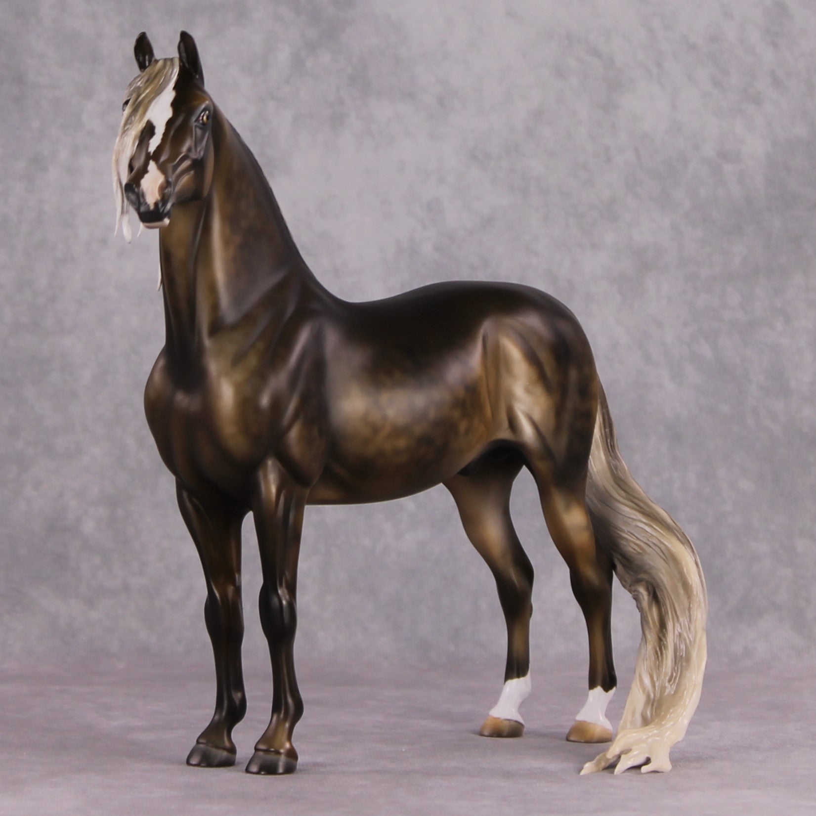 "All Good Things" OOAK Dappled Silver Morgan by Julie Keim & Mona Best Offer 1/21/25