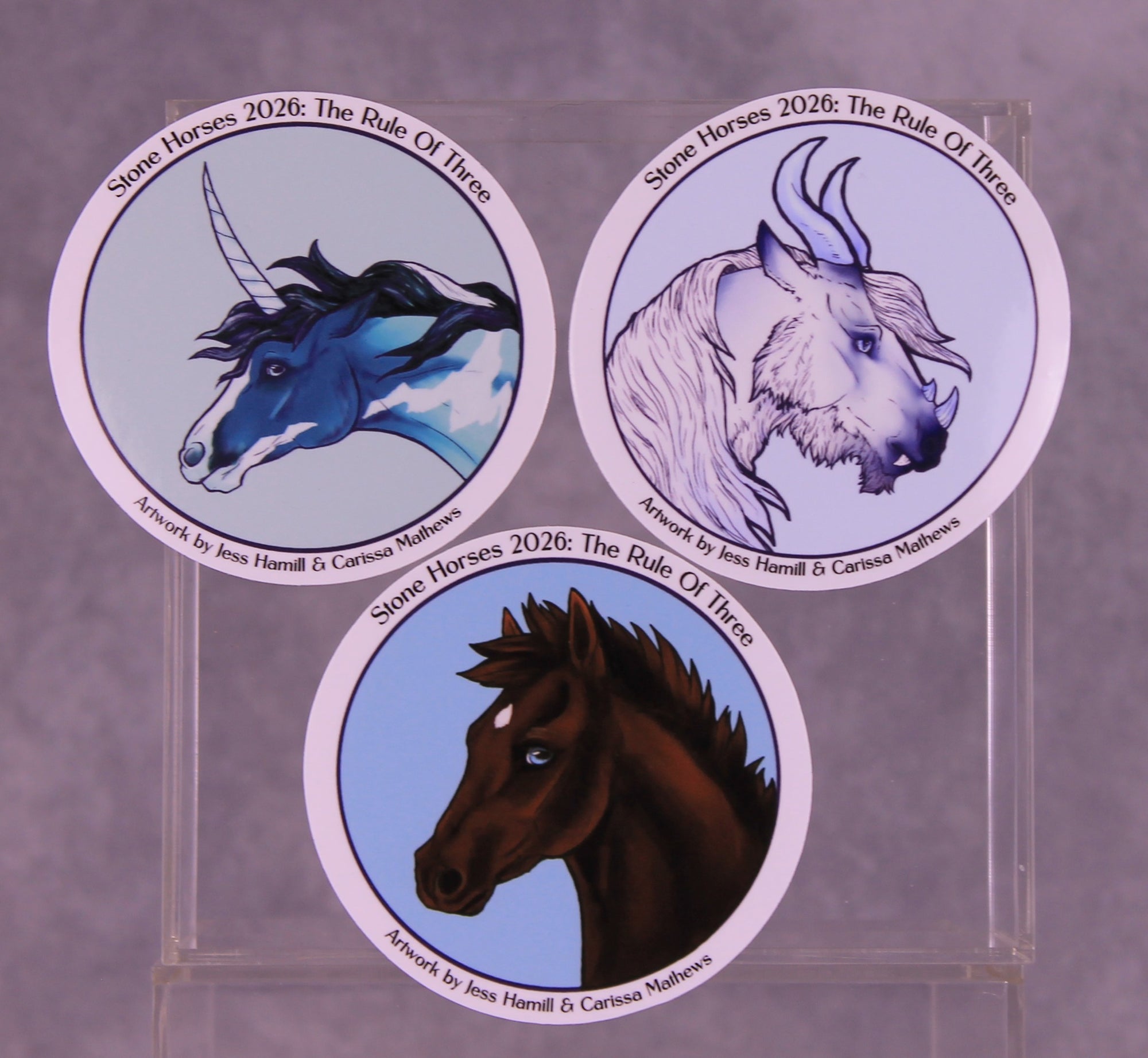 The Rule of Three January Sticker Set 2026 Limited Edition