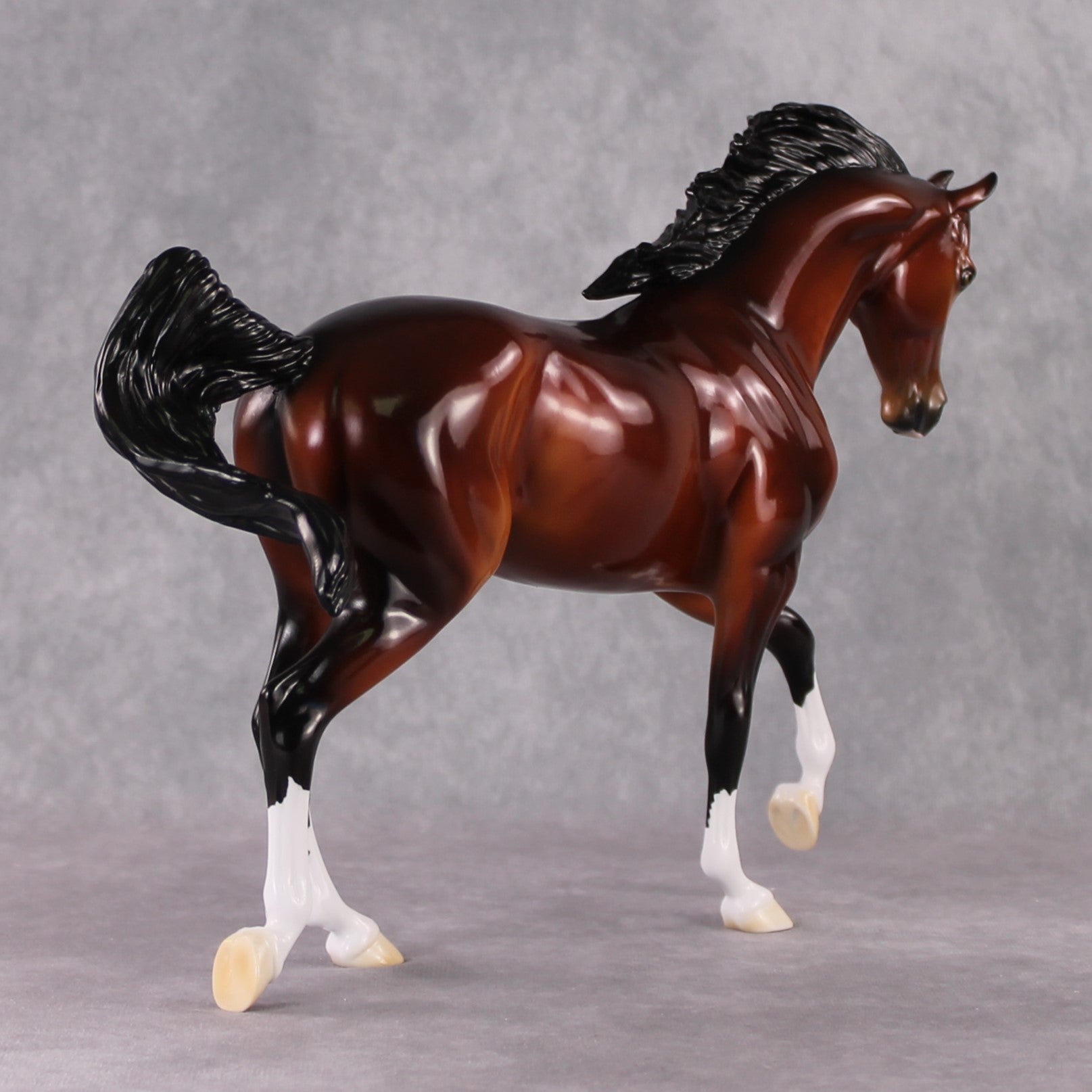 "Ace" Glossy Thoroughbred By Ellen Robbins