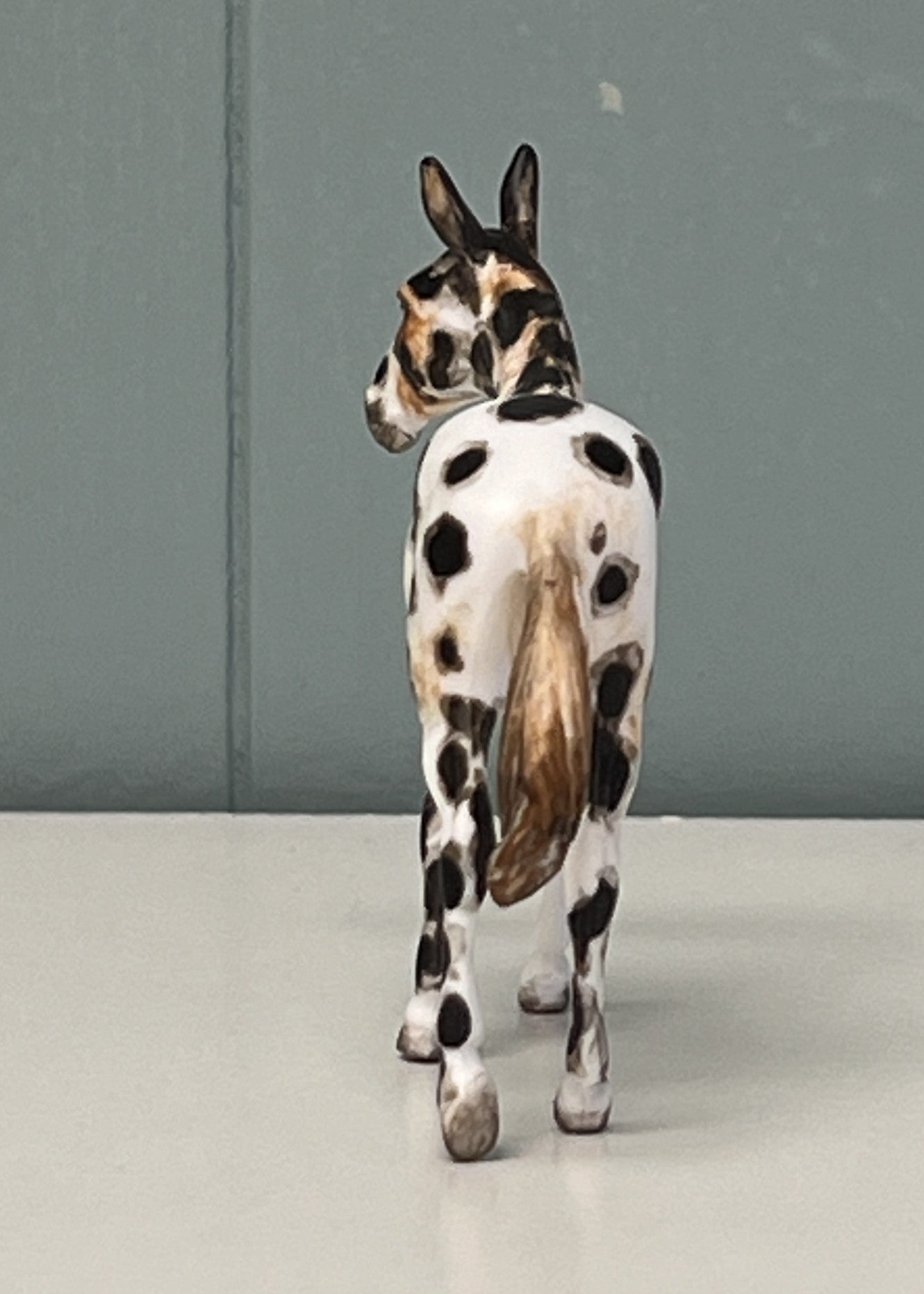 Bobalue OOAK Appaloosa Mule by Andrea Thomason Custom Mule Chip - SAMPLE & OOAK SALE APRIL 2024 SS424