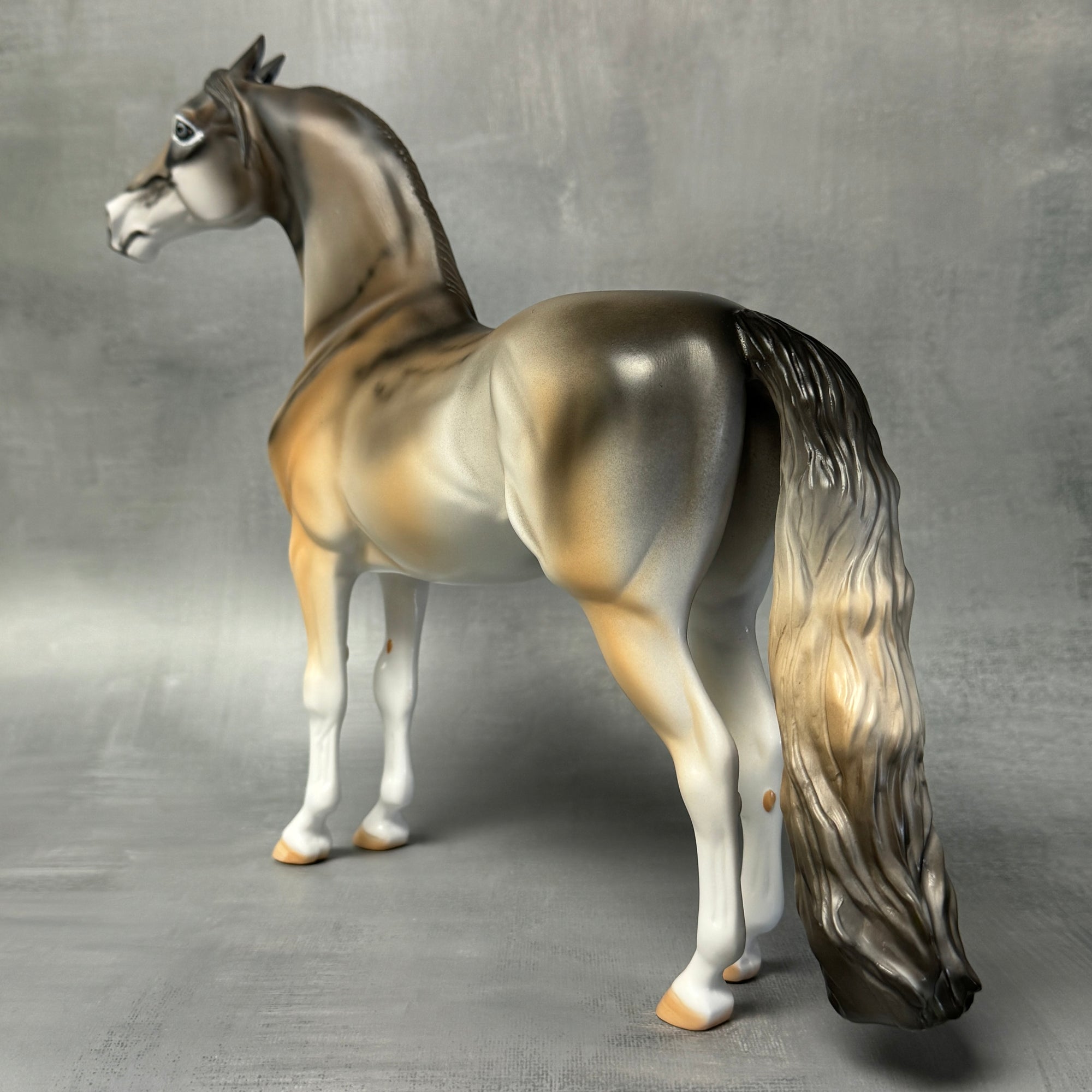 Big Bad Wolf - LE-5 Three Little Pigs Fairy Tale Deco Wolf Pinned Eared Morgan By Dawn Quick FTL24