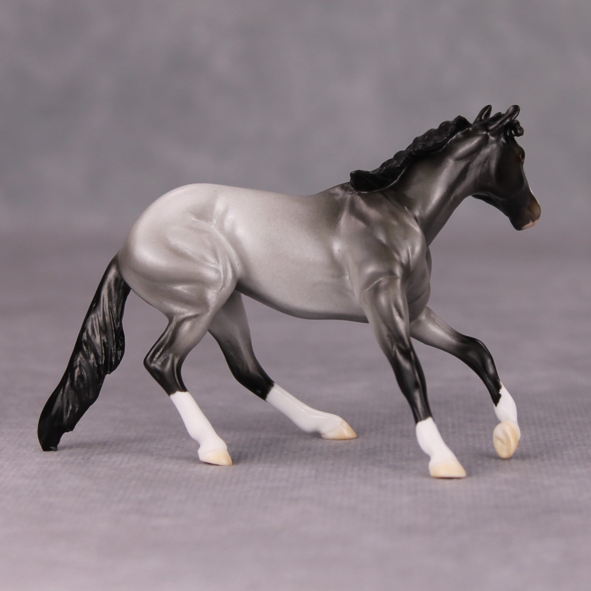 Mirrors On The Ceiling OOAK Blue Roan Cutter Chip By Ellen Robbins MM24