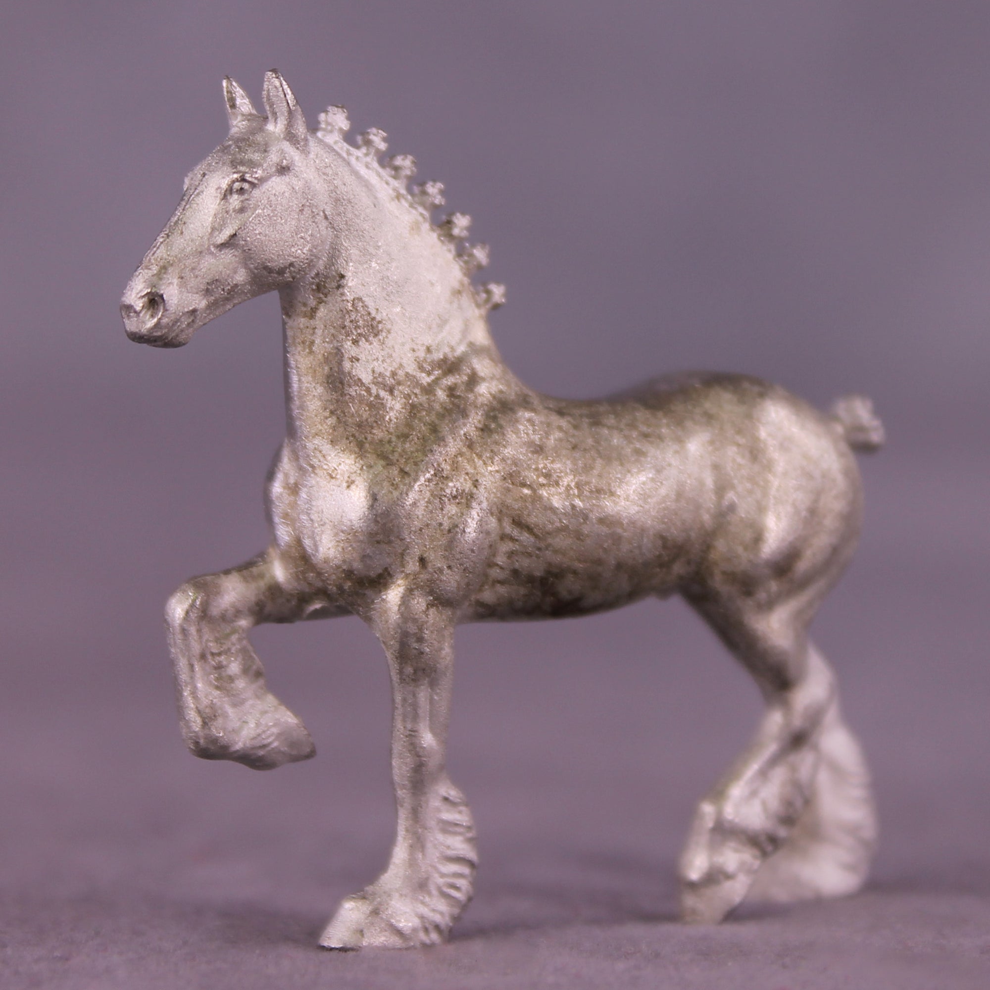 NEW 2025 Micro Pewter Trotting Drafter 1:64 Scale
