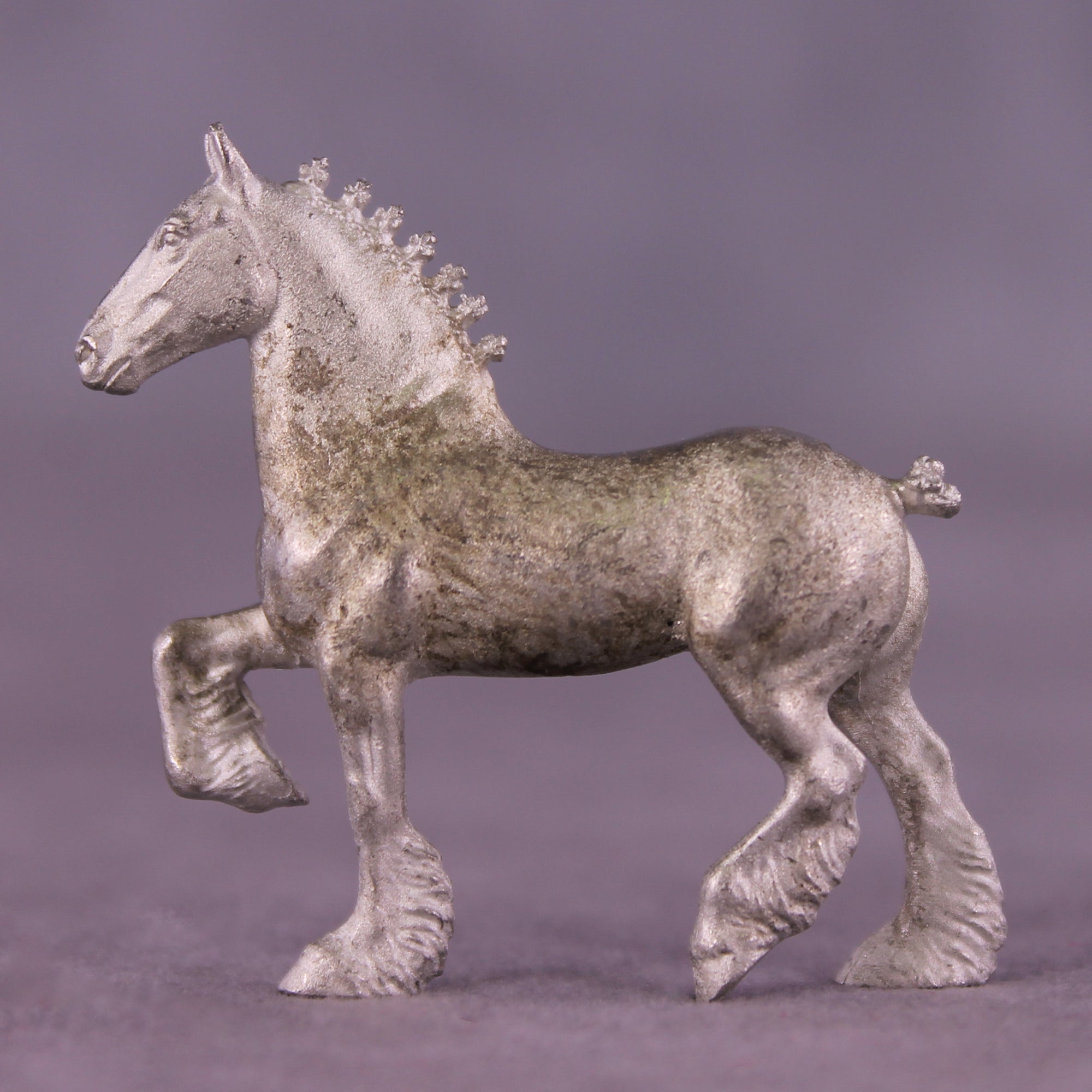 NEW 2025 Micro Pewter Trotting Drafter 1:64 Scale